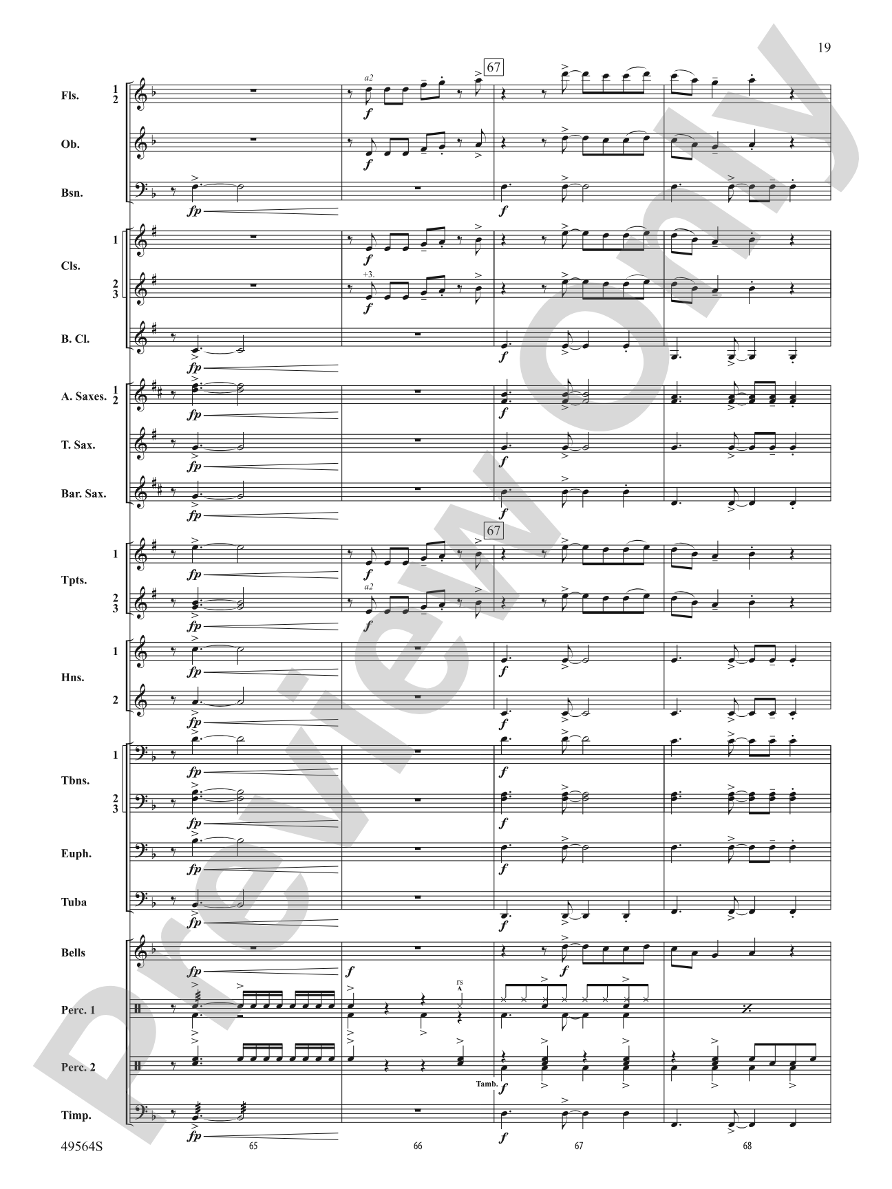 Jonas Brothers in Concert: Concert Band Conductor Score & Parts