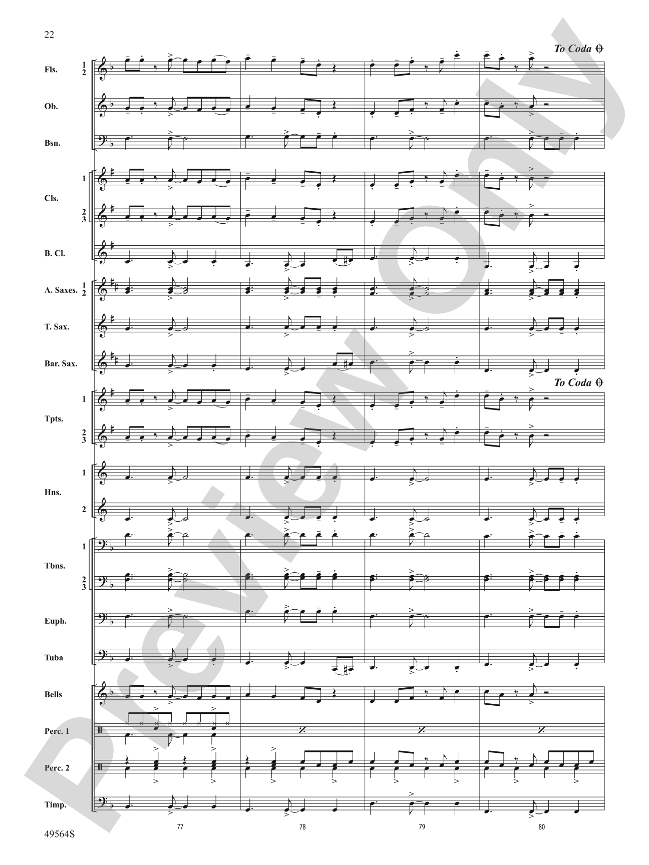 Jonas Brothers in Concert: Concert Band Conductor Score & Parts