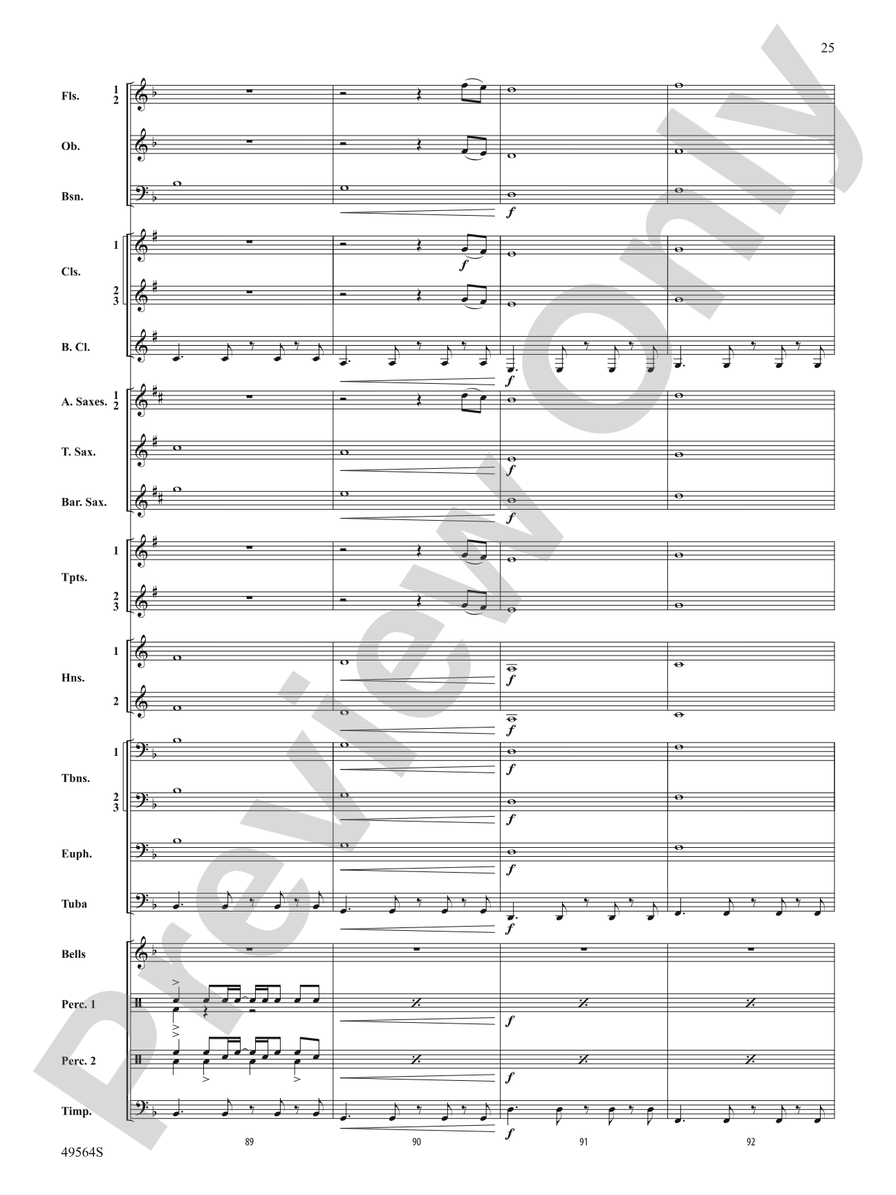 Jonas Brothers in Concert: Concert Band Conductor Score & Parts