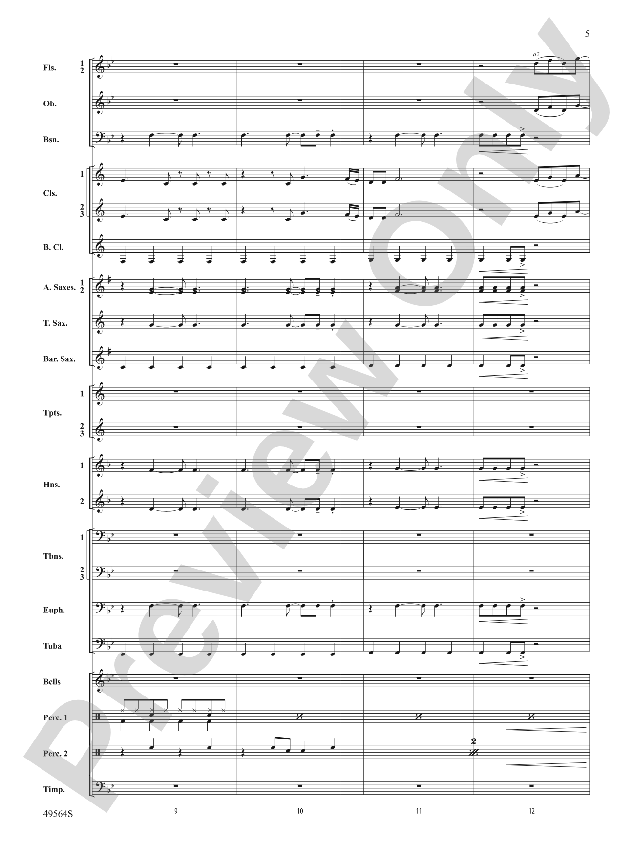 Jonas Brothers in Concert: Concert Band Conductor Score & Parts
