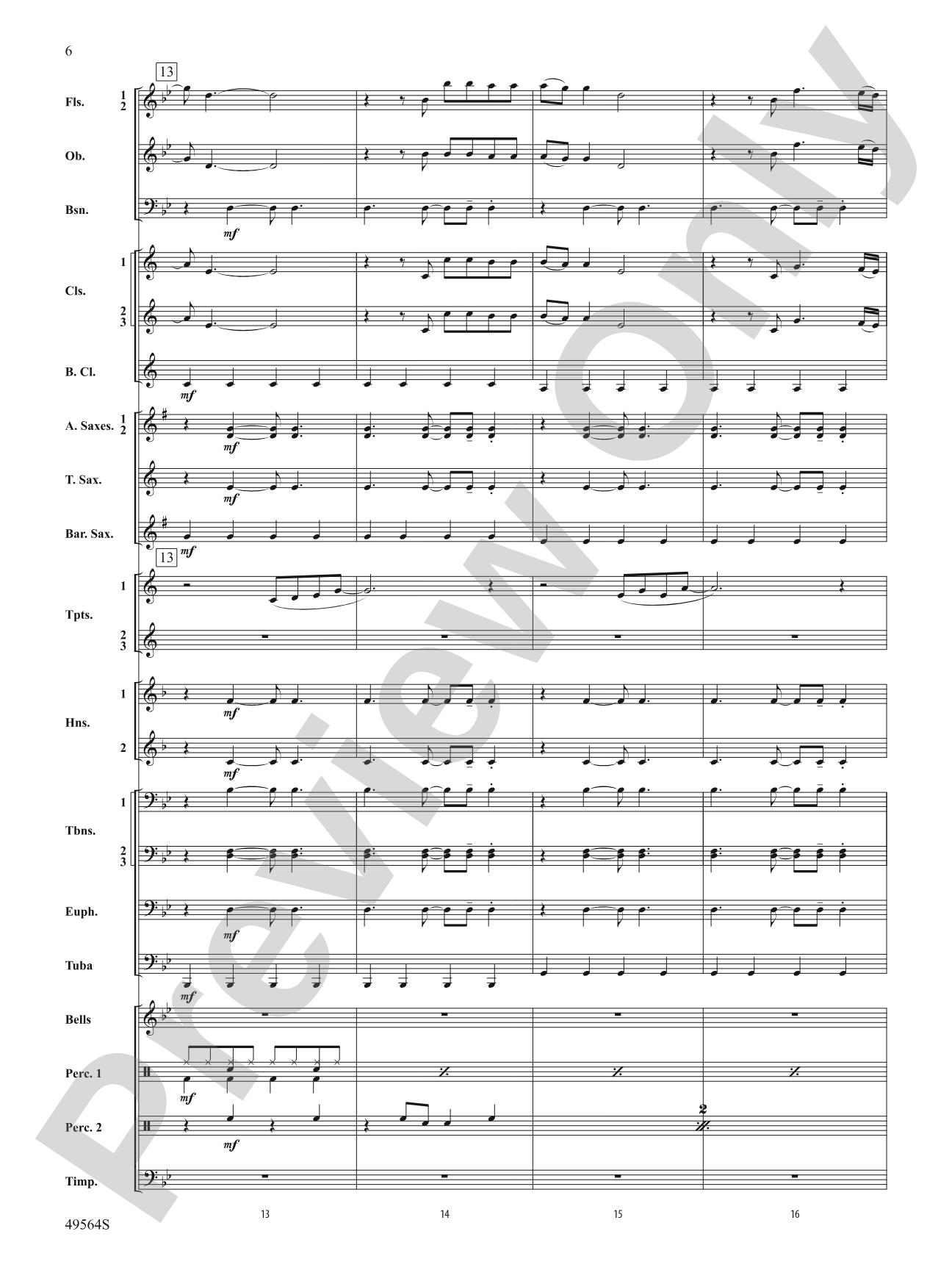 Jonas Brothers in Concert: Concert Band Conductor Score & Parts