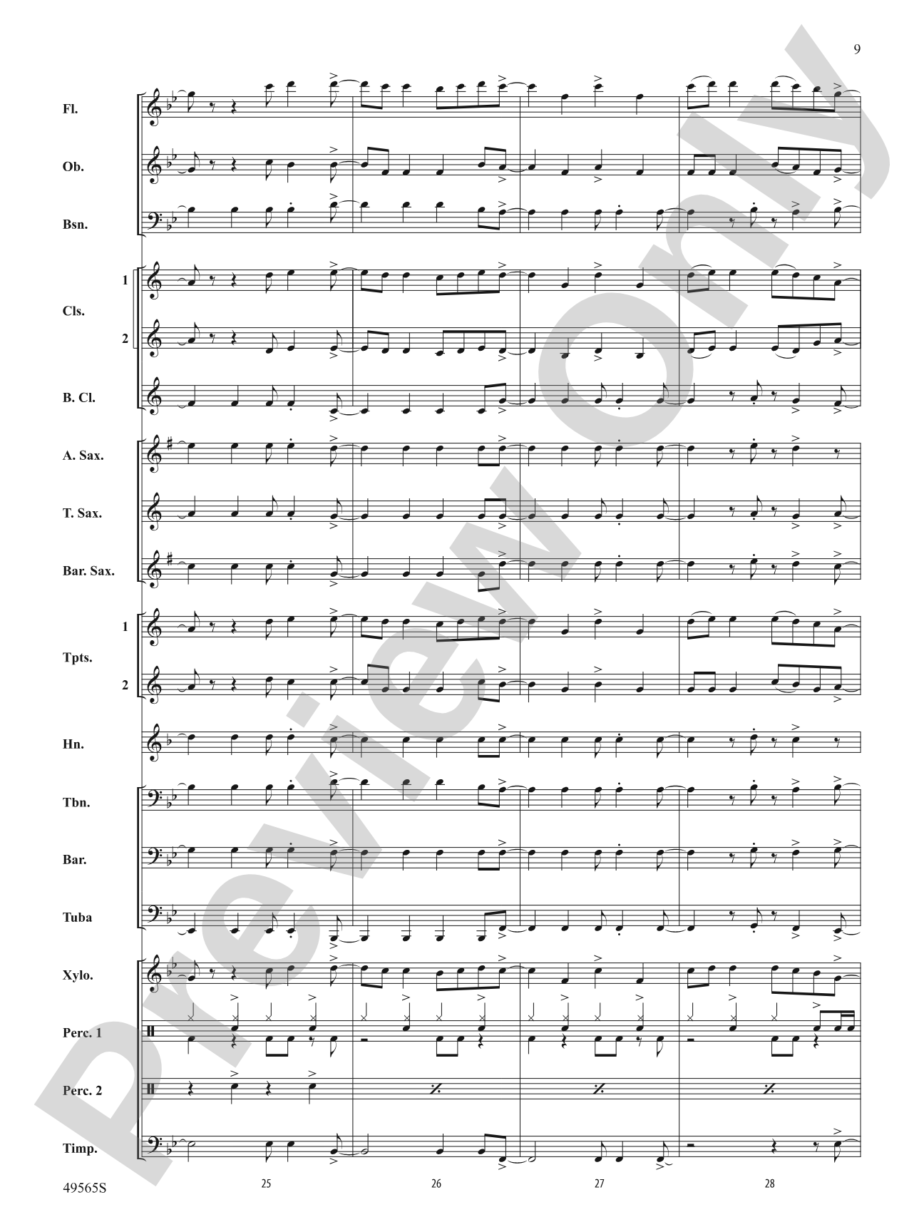 Good 4 U: Concert Band Conductor Score & Parts