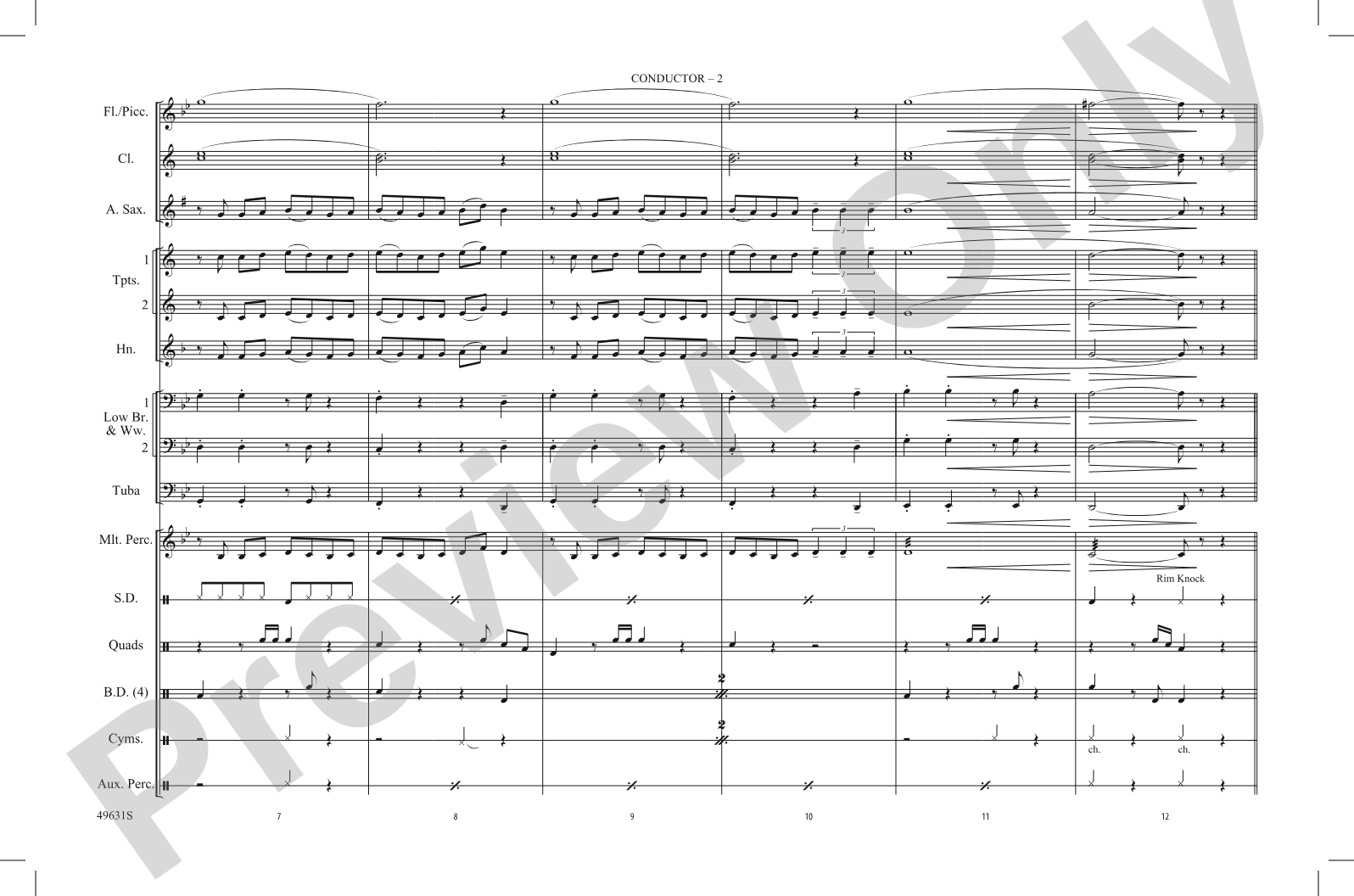 Good 4 U: Marching Band Conductor Score & Parts