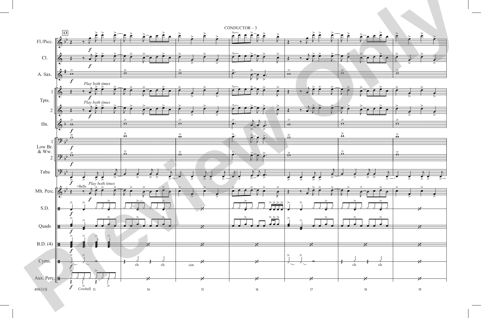 Good 4 U: Marching Band Conductor Score & Parts