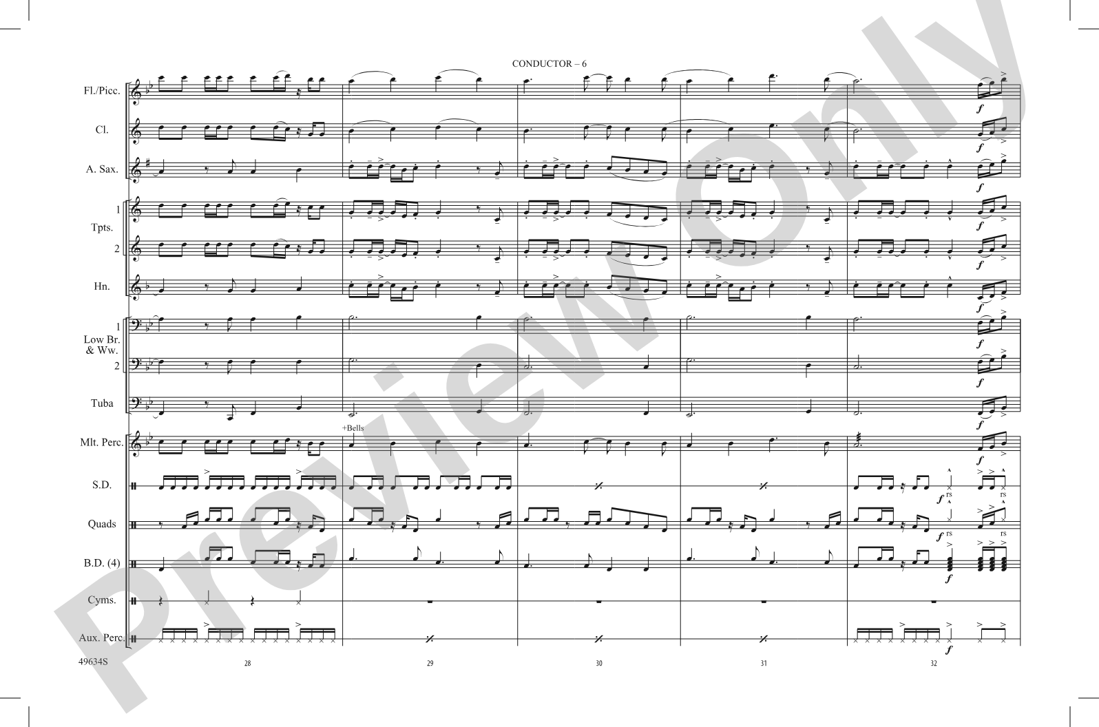 My Universe: Marching Band Conductor Score & Parts