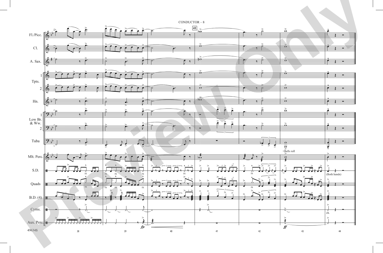 My Universe: Marching Band Conductor Score & Parts