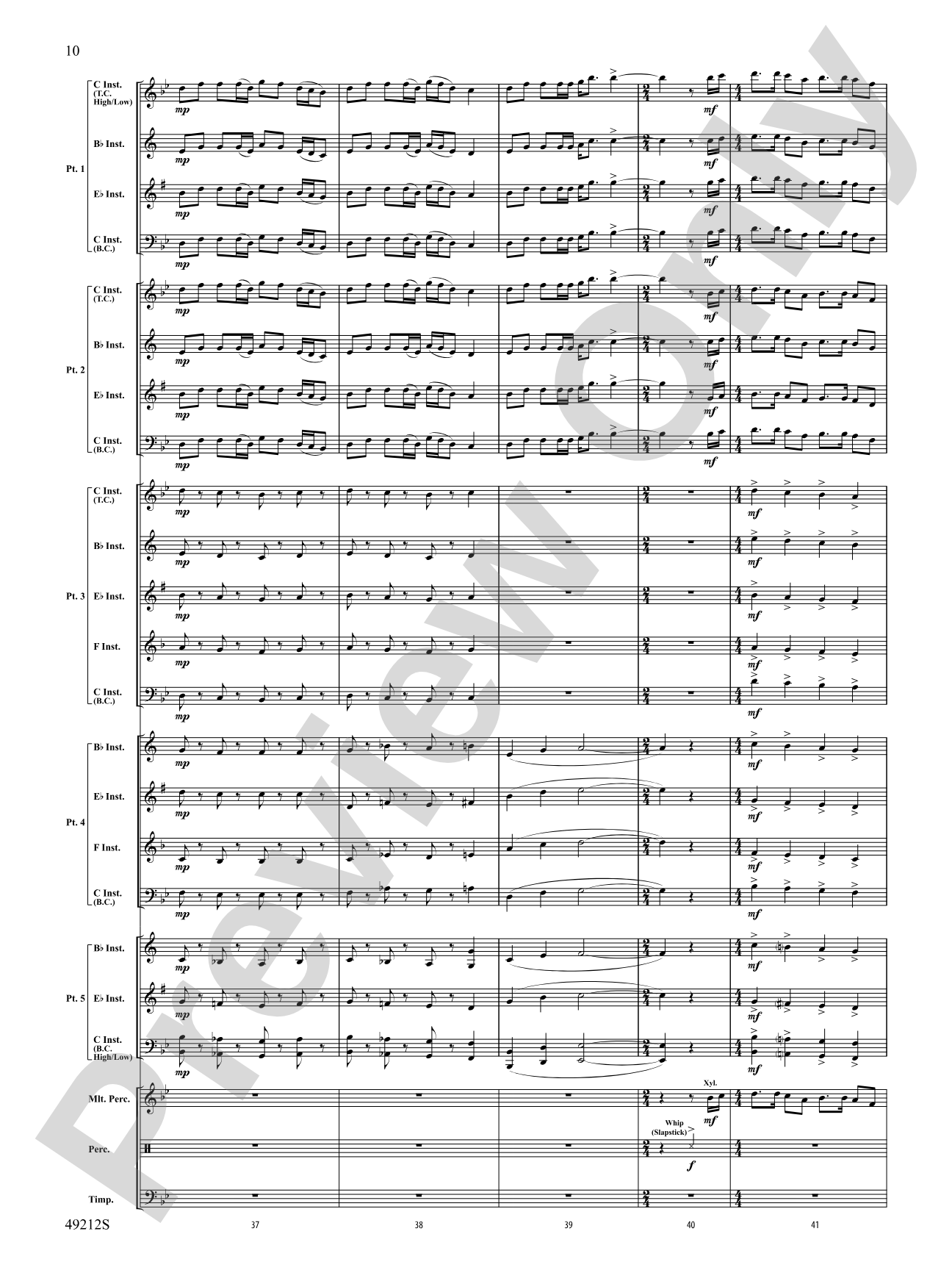 Cumberland Cross: Flexible Band/String Ensemble Score & Parts