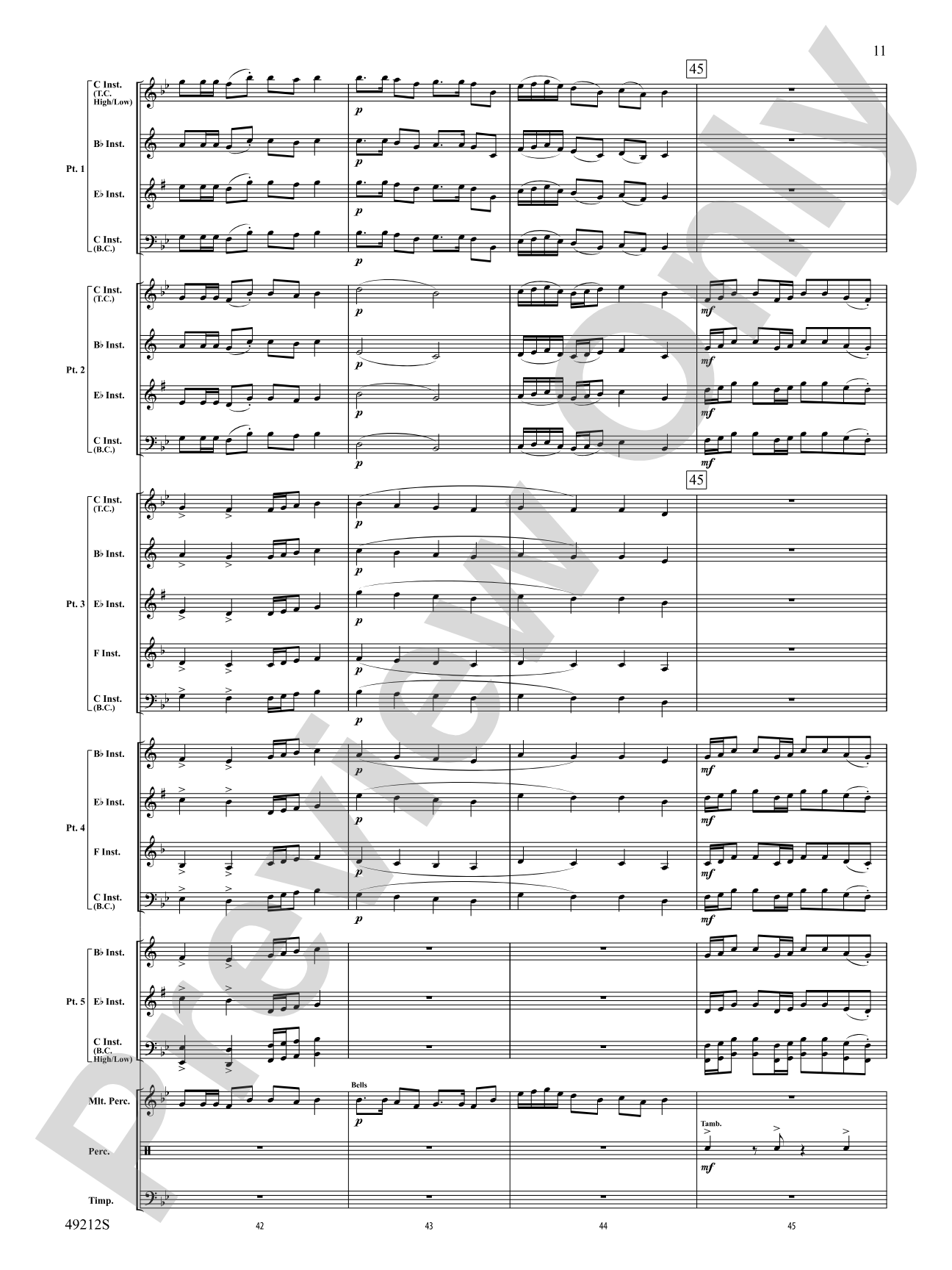 Cumberland Cross: Flexible Band/String Ensemble Score & Parts