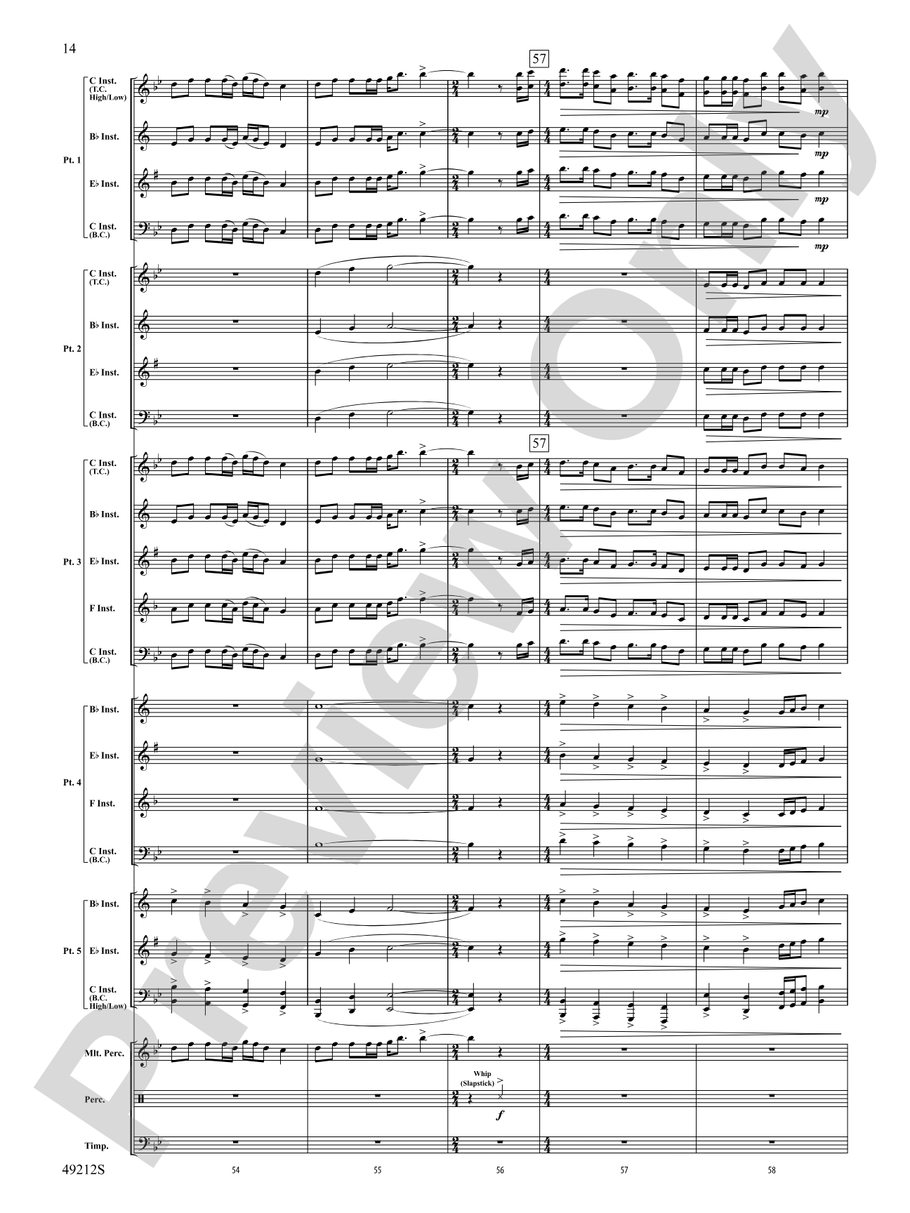 Cumberland Cross: Flexible Band/String Ensemble Score & Parts