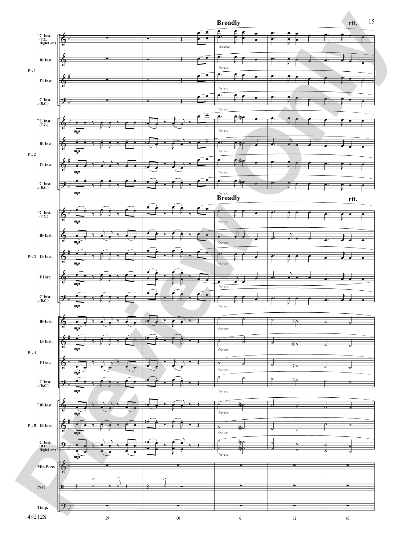 Cumberland Cross: Flexible Band/String Ensemble Score & Parts