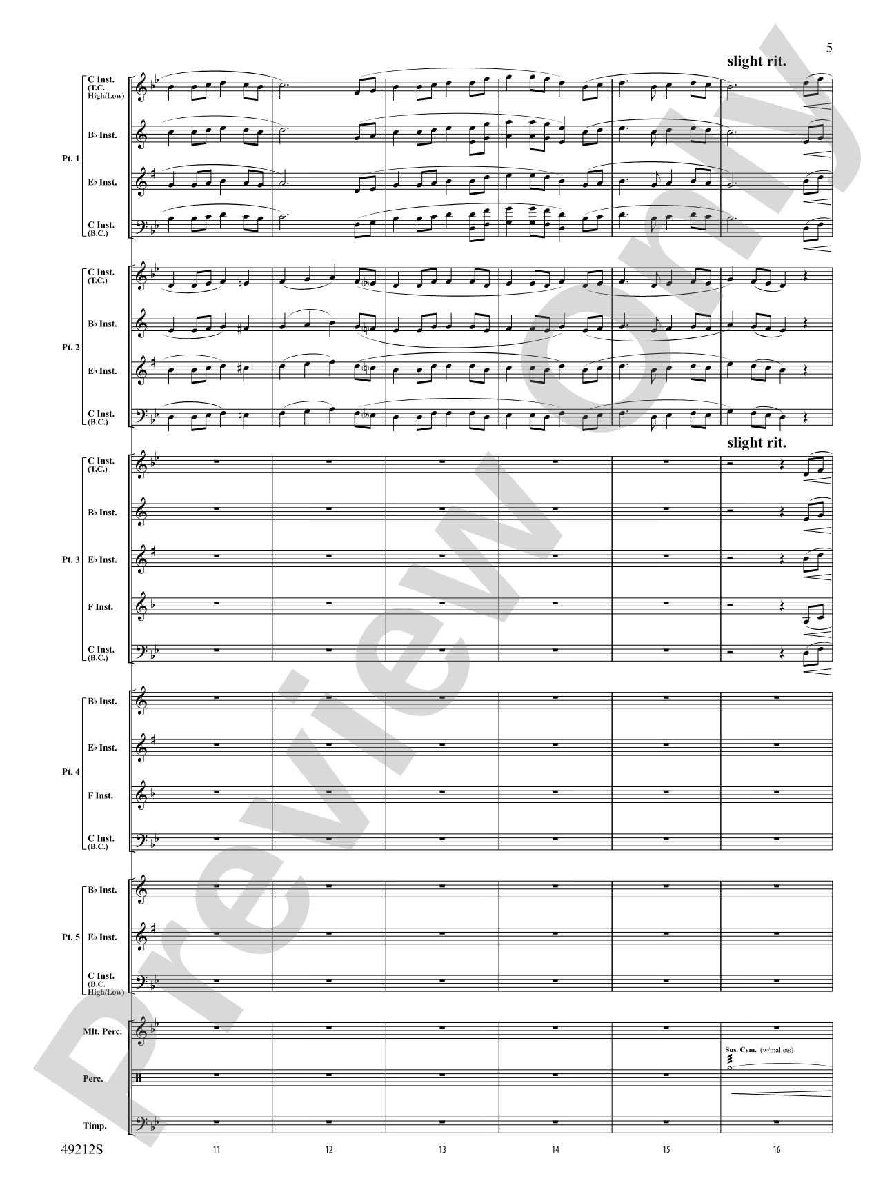Cumberland Cross: Flexible Band/String Ensemble Score & Parts