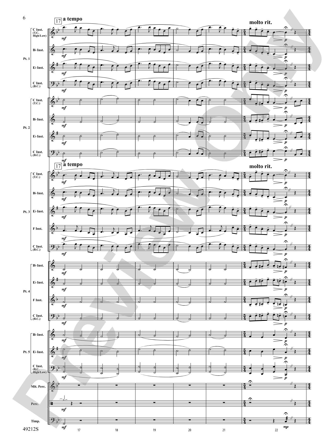 Cumberland Cross: Flexible Band/String Ensemble Score & Parts