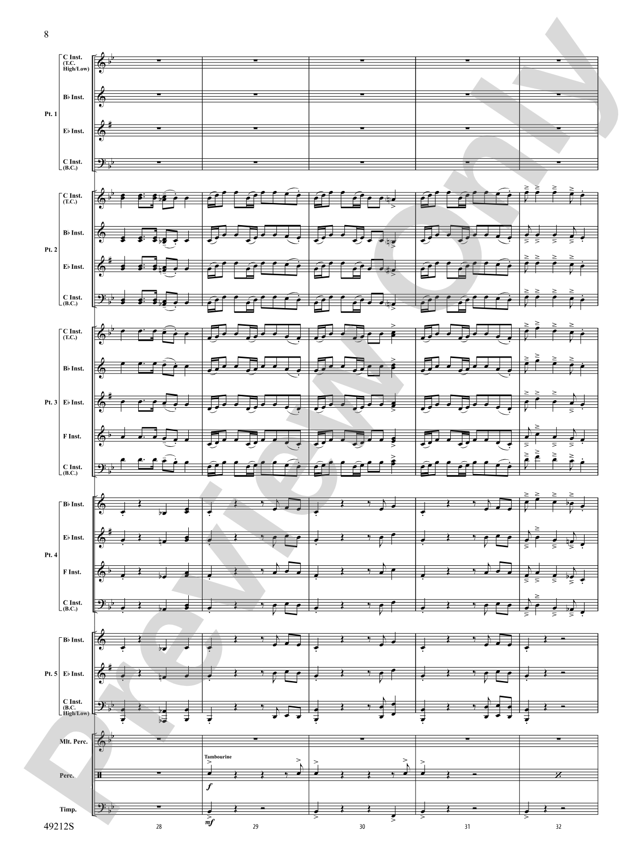 Cumberland Cross: Flexible Band/String Ensemble Score & Parts