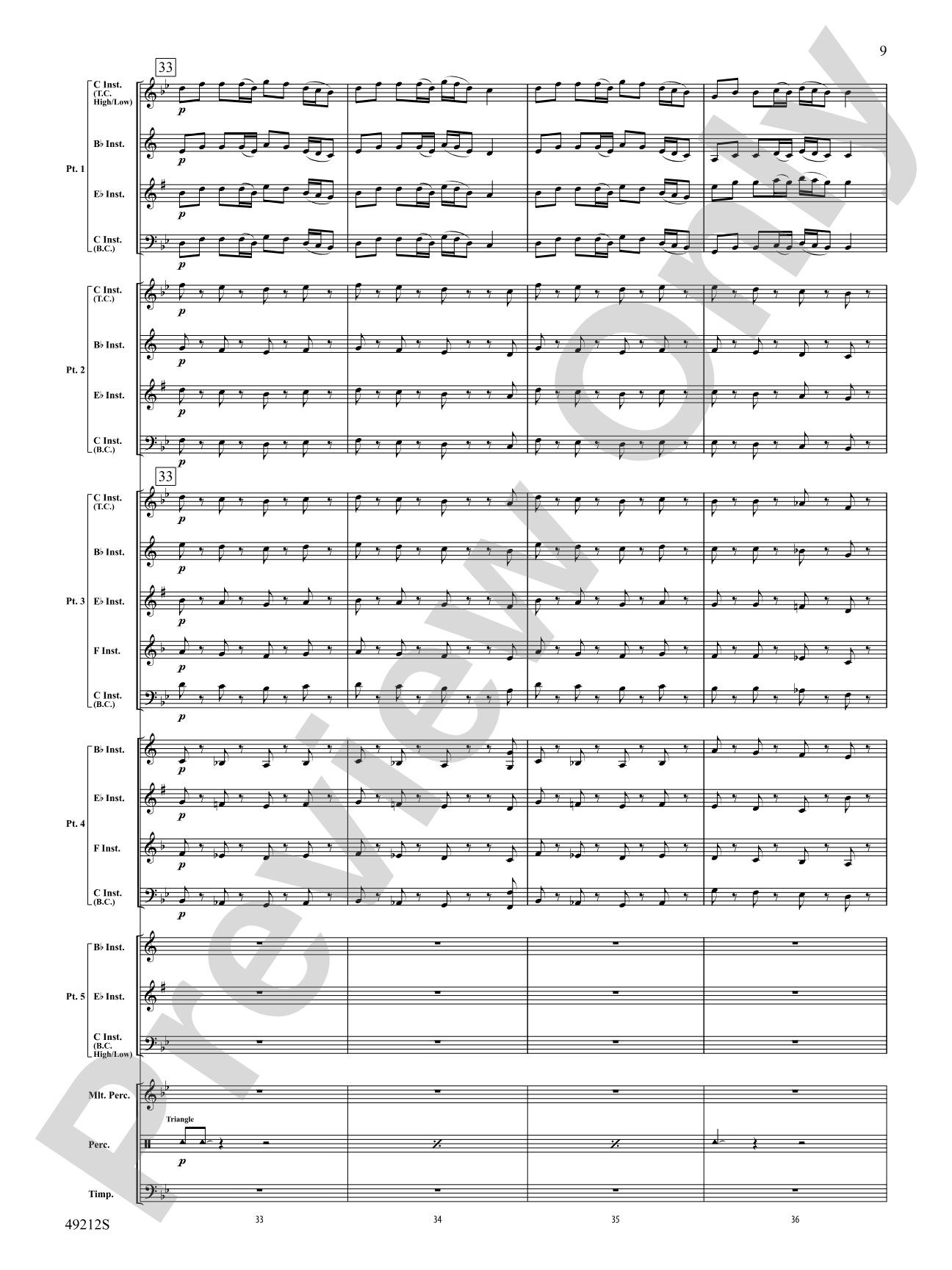 Cumberland Cross: Flexible Band/String Ensemble Score & Parts