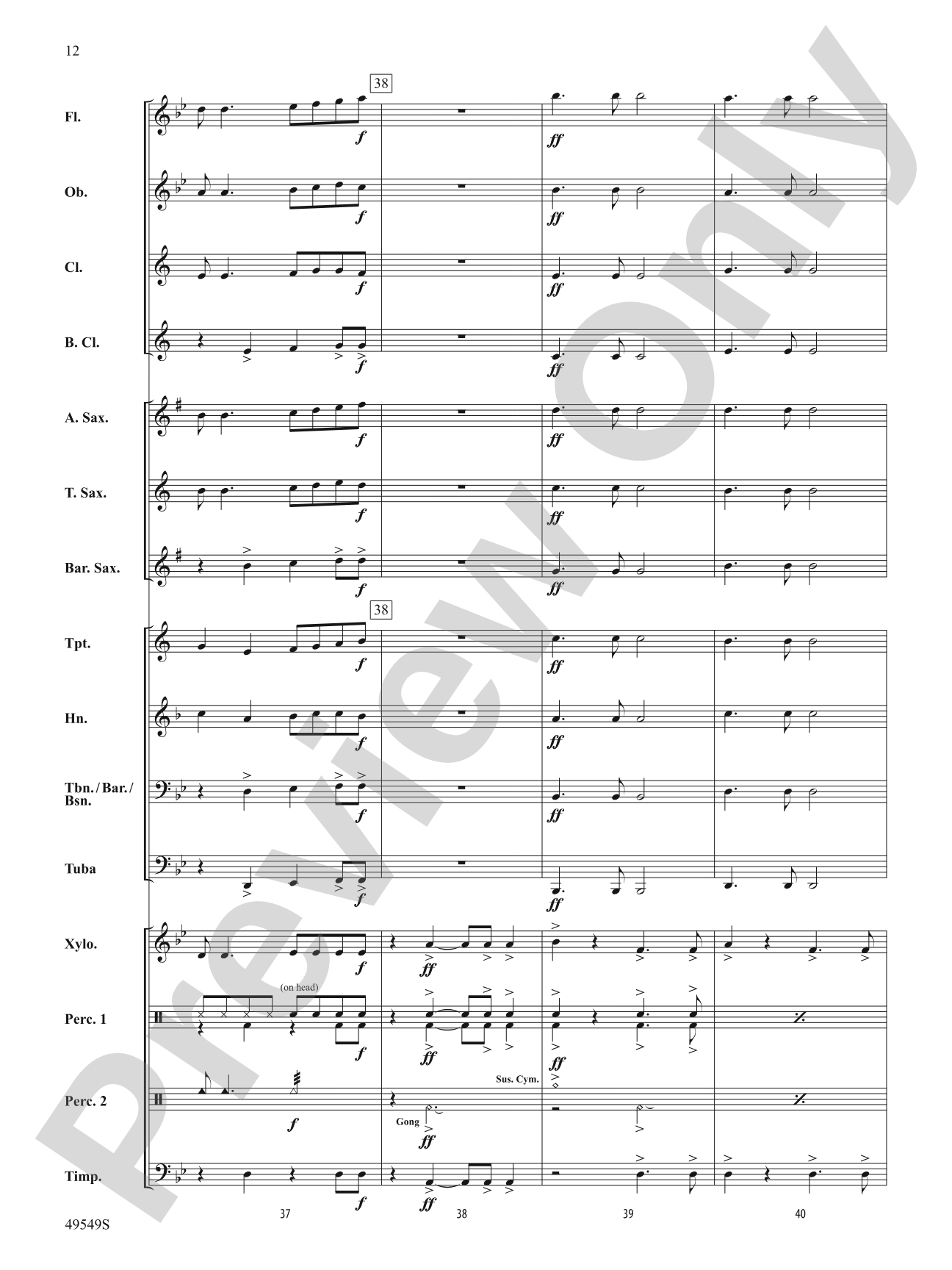 The Dreaded Devious Diabolical Dotted Dragon: Concert Band Conductor Score & Parts