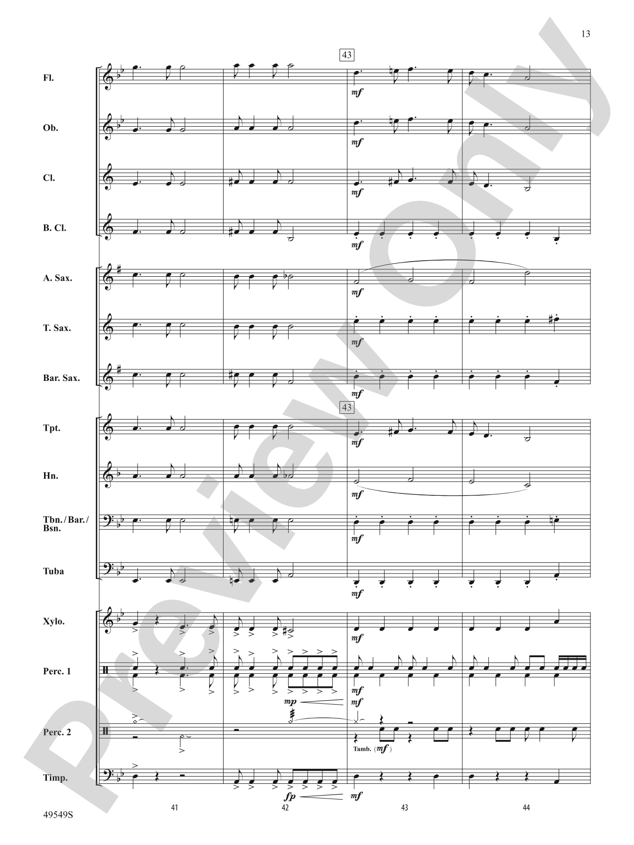 The Dreaded Devious Diabolical Dotted Dragon: Concert Band Conductor Score & Parts