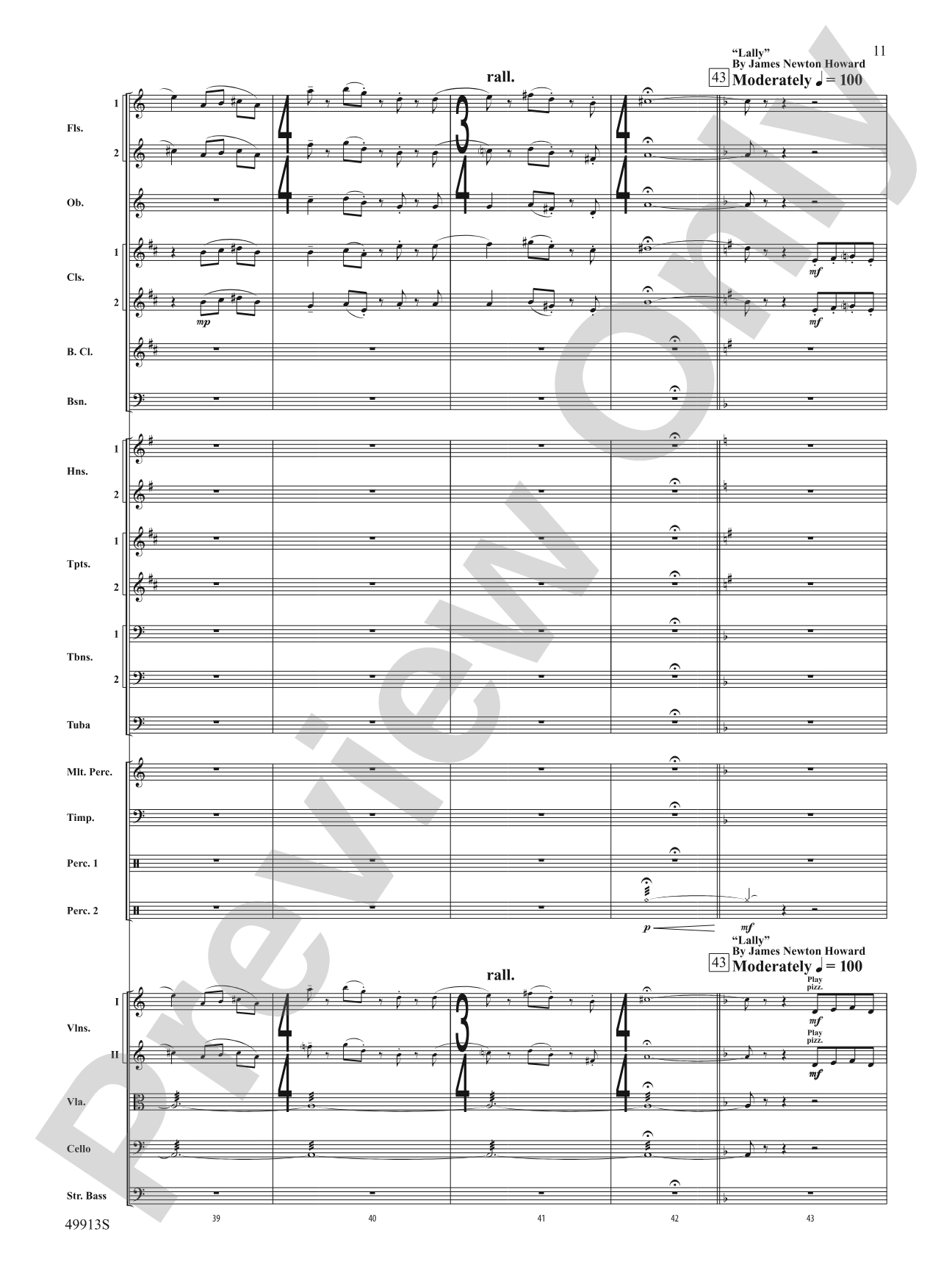Fantastic Beasts: The Secrets of Dumbledore: Full Orchestra Conductor Score & Parts