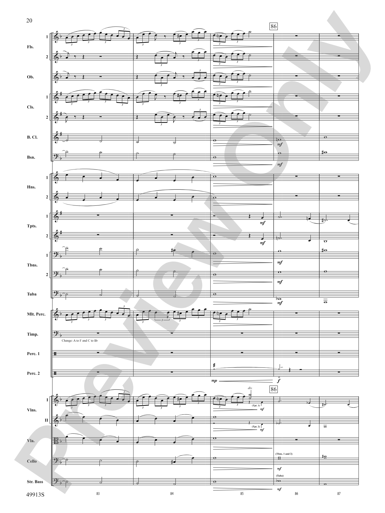 Fantastic Beasts: The Secrets of Dumbledore: Full Orchestra Conductor Score & Parts