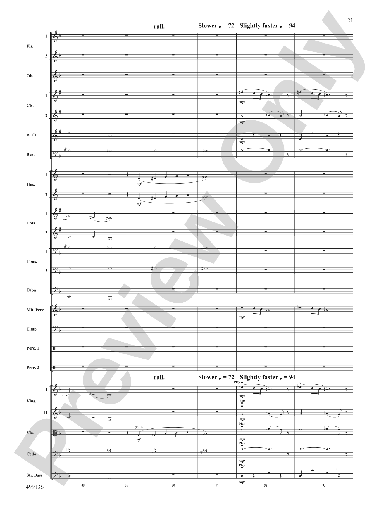 Fantastic Beasts: The Secrets of Dumbledore: Full Orchestra Conductor Score & Parts