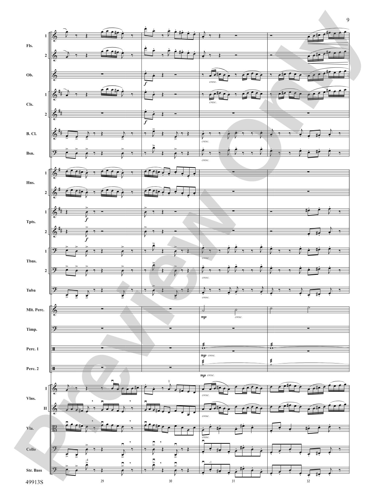Fantastic Beasts: The Secrets of Dumbledore: Full Orchestra Conductor Score & Parts