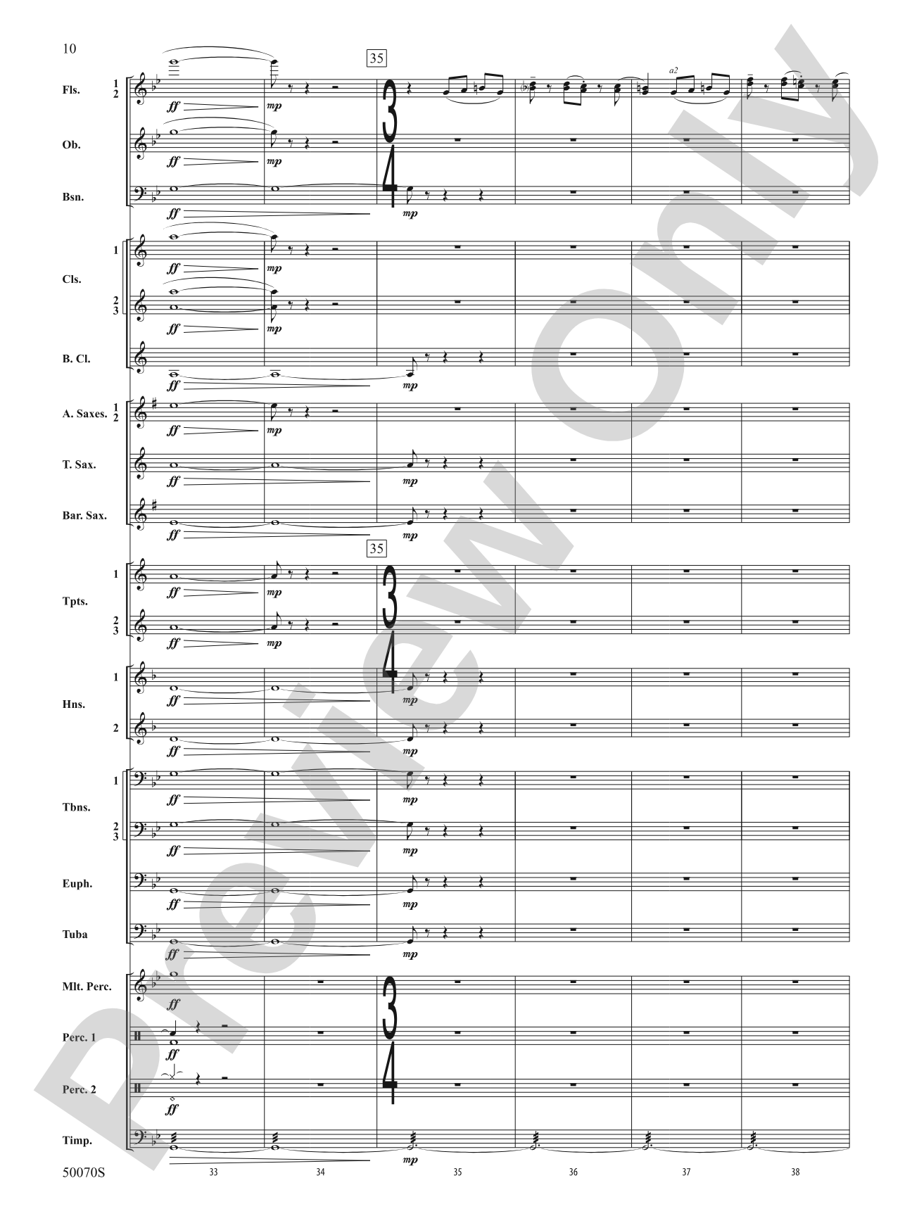 Fantastic Beasts: The Secrets of Dumbledore: Concert Band Conductor Score & Parts