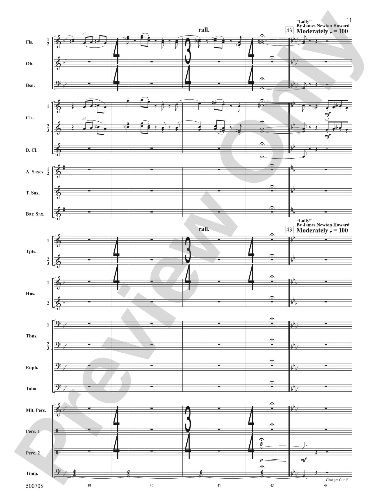 Fantastic Beasts: The Secrets of Dumbledore: Concert Band Conductor Score & Parts