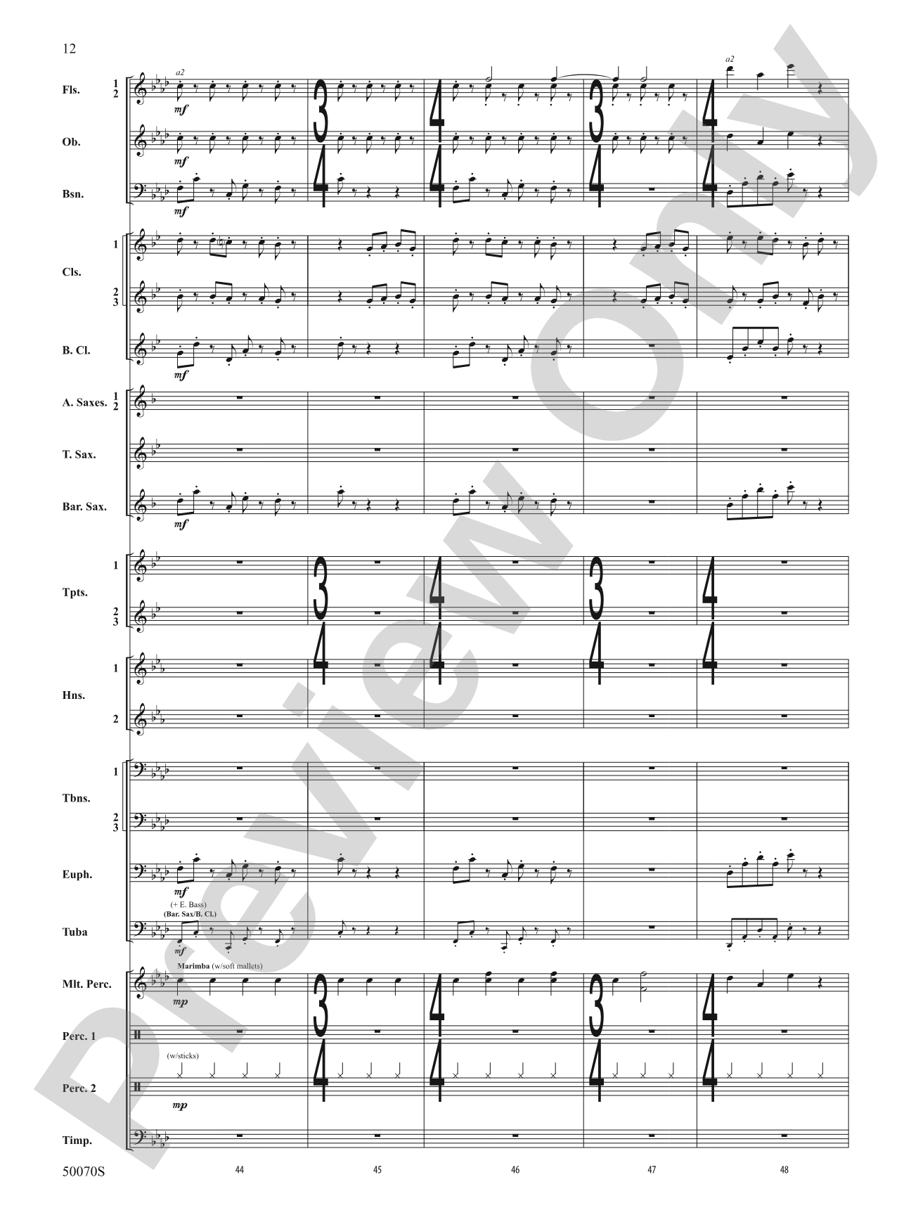 Fantastic Beasts: The Secrets of Dumbledore: Concert Band Conductor Score & Parts