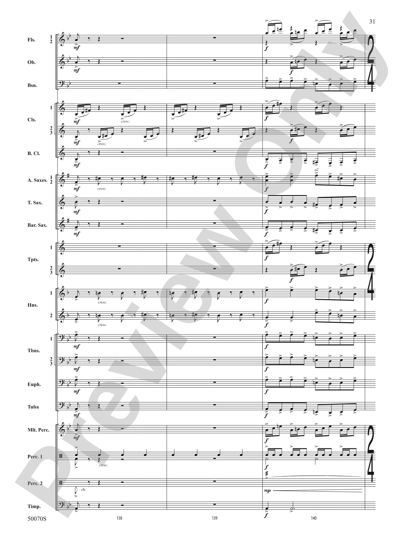 Fantastic Beasts: The Secrets of Dumbledore: Concert Band Conductor Score & Parts