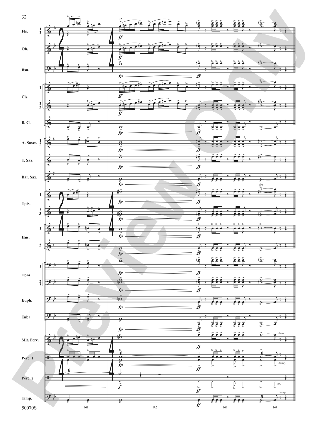 Fantastic Beasts: The Secrets of Dumbledore: Concert Band Conductor Score & Parts