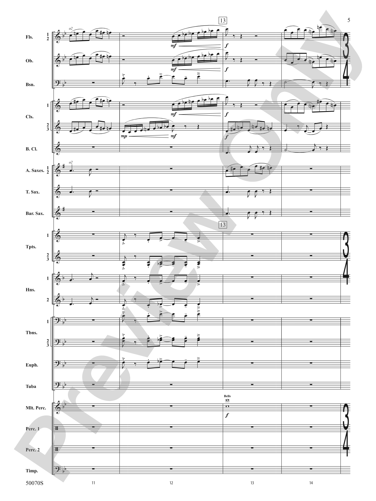 Fantastic Beasts: The Secrets of Dumbledore: Concert Band Conductor Score & Parts