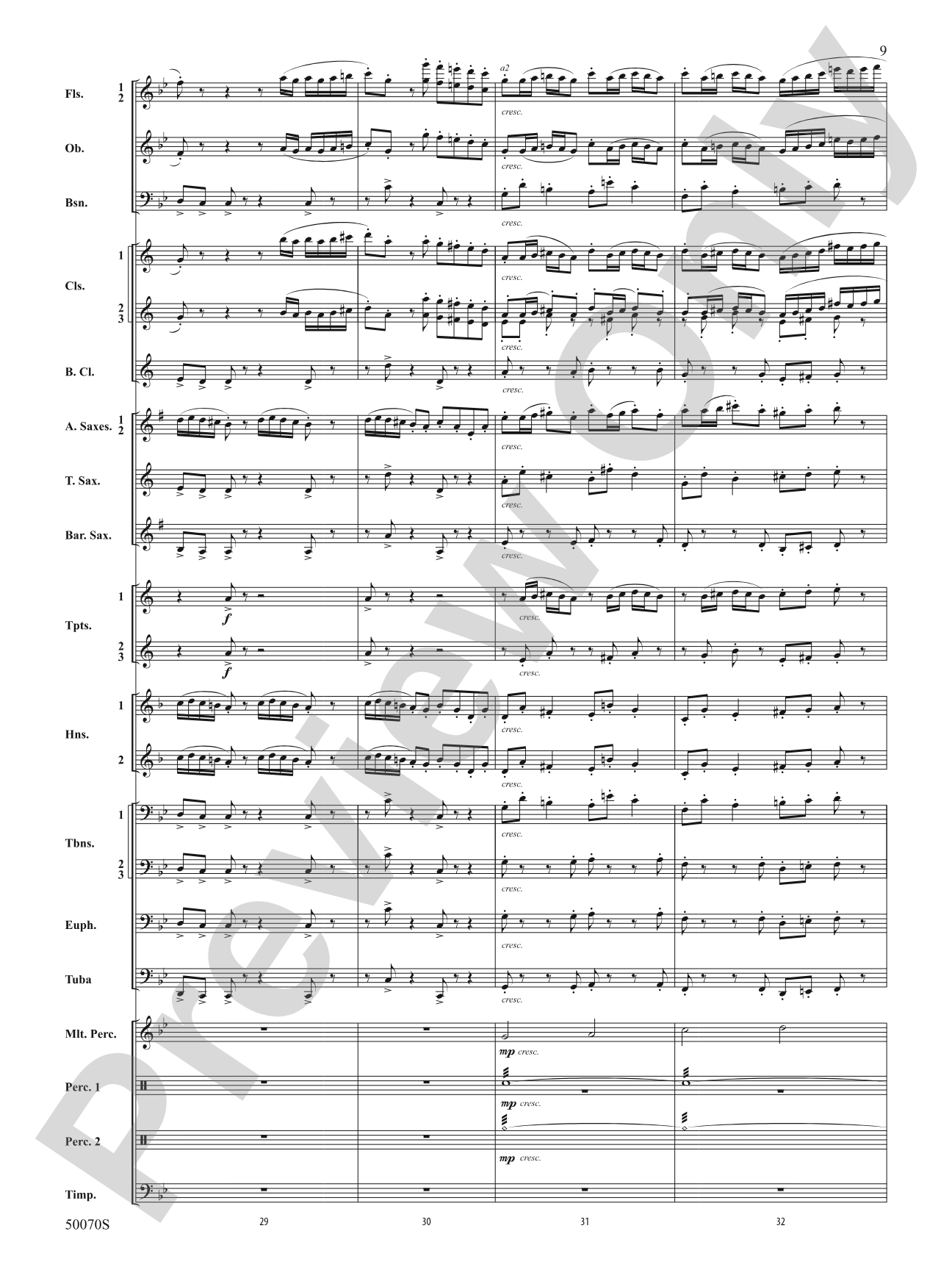 Fantastic Beasts: The Secrets of Dumbledore: Concert Band Conductor Score & Parts