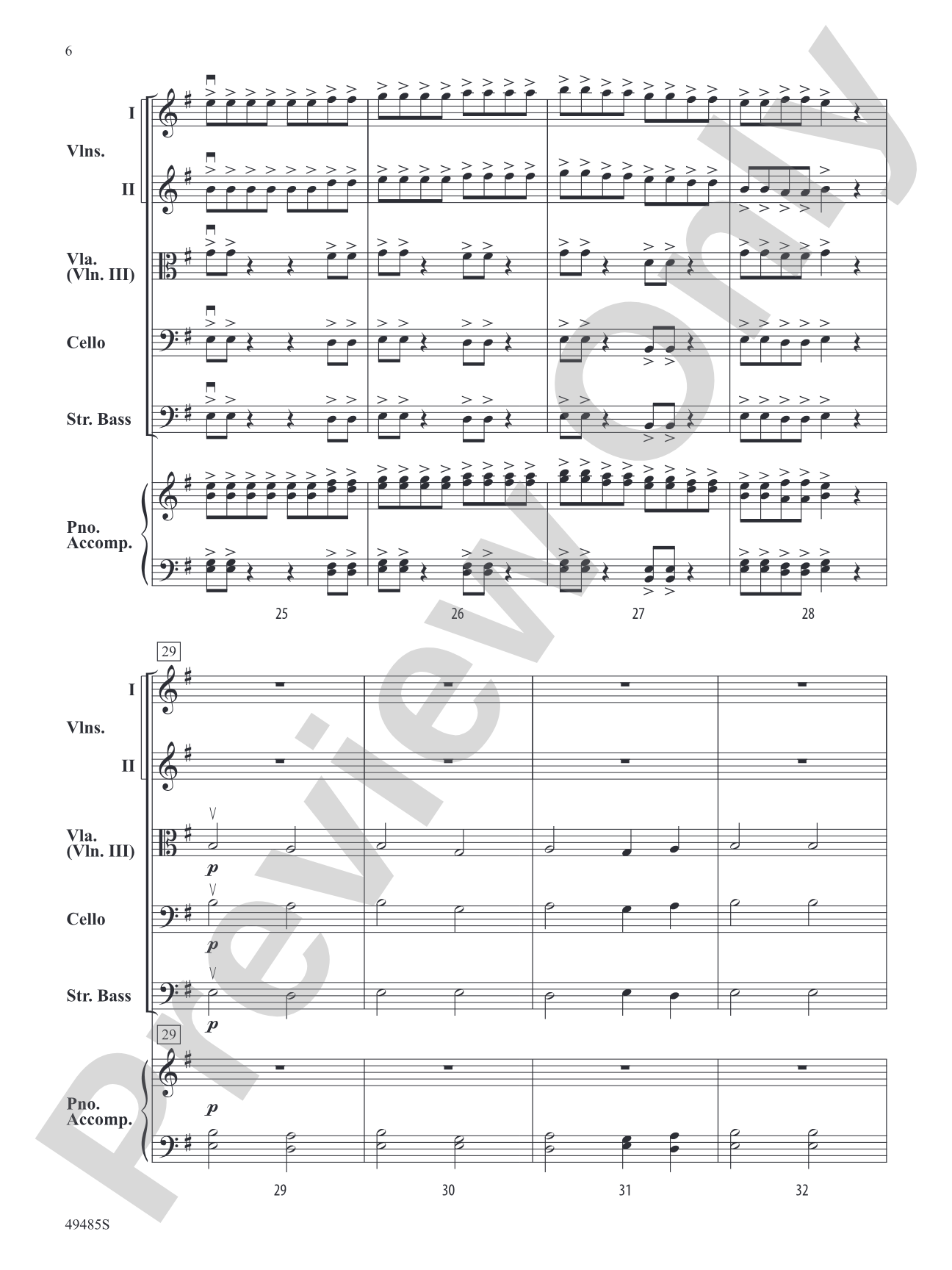 Dynamic Duo: String Orchestra Conductor Score & Parts