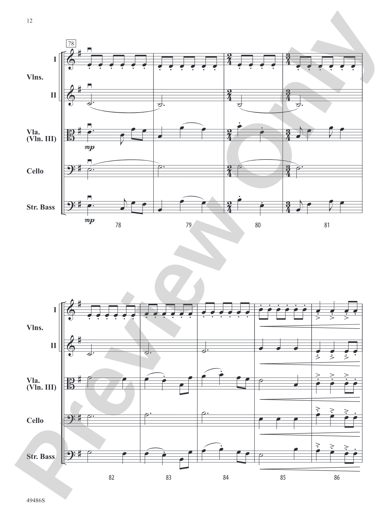 A Matter of Time: String Orchestra Conductor Score & Parts