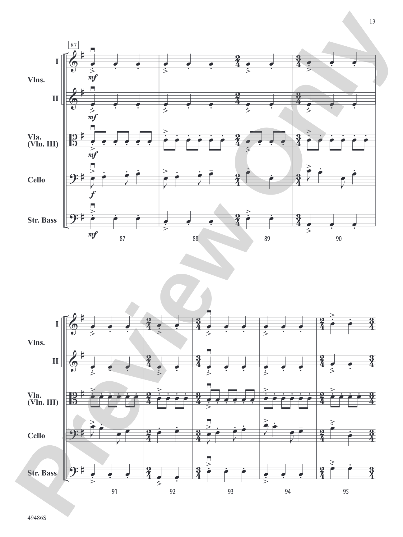 A Matter of Time: String Orchestra Conductor Score & Parts