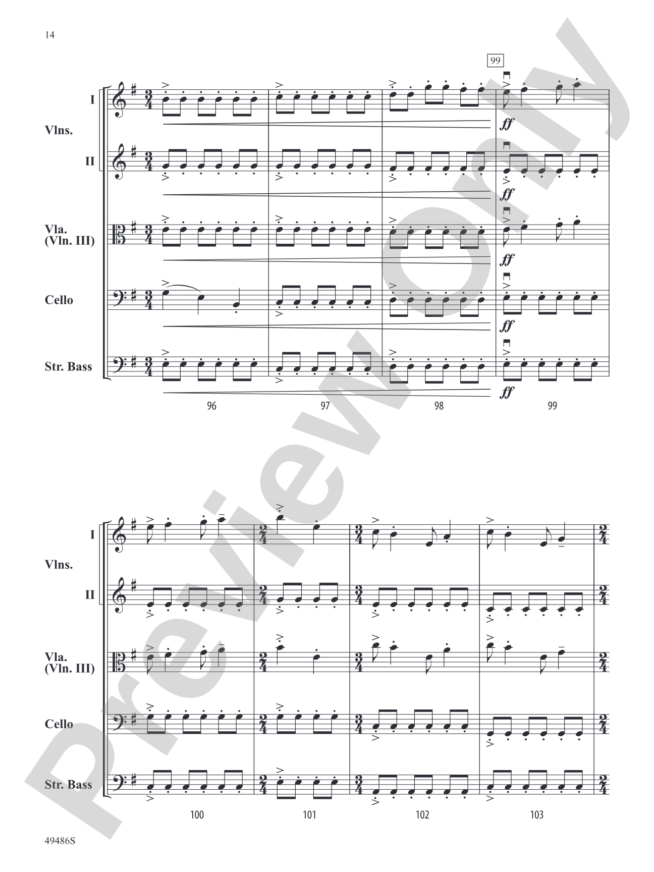A Matter of Time: String Orchestra Conductor Score & Parts