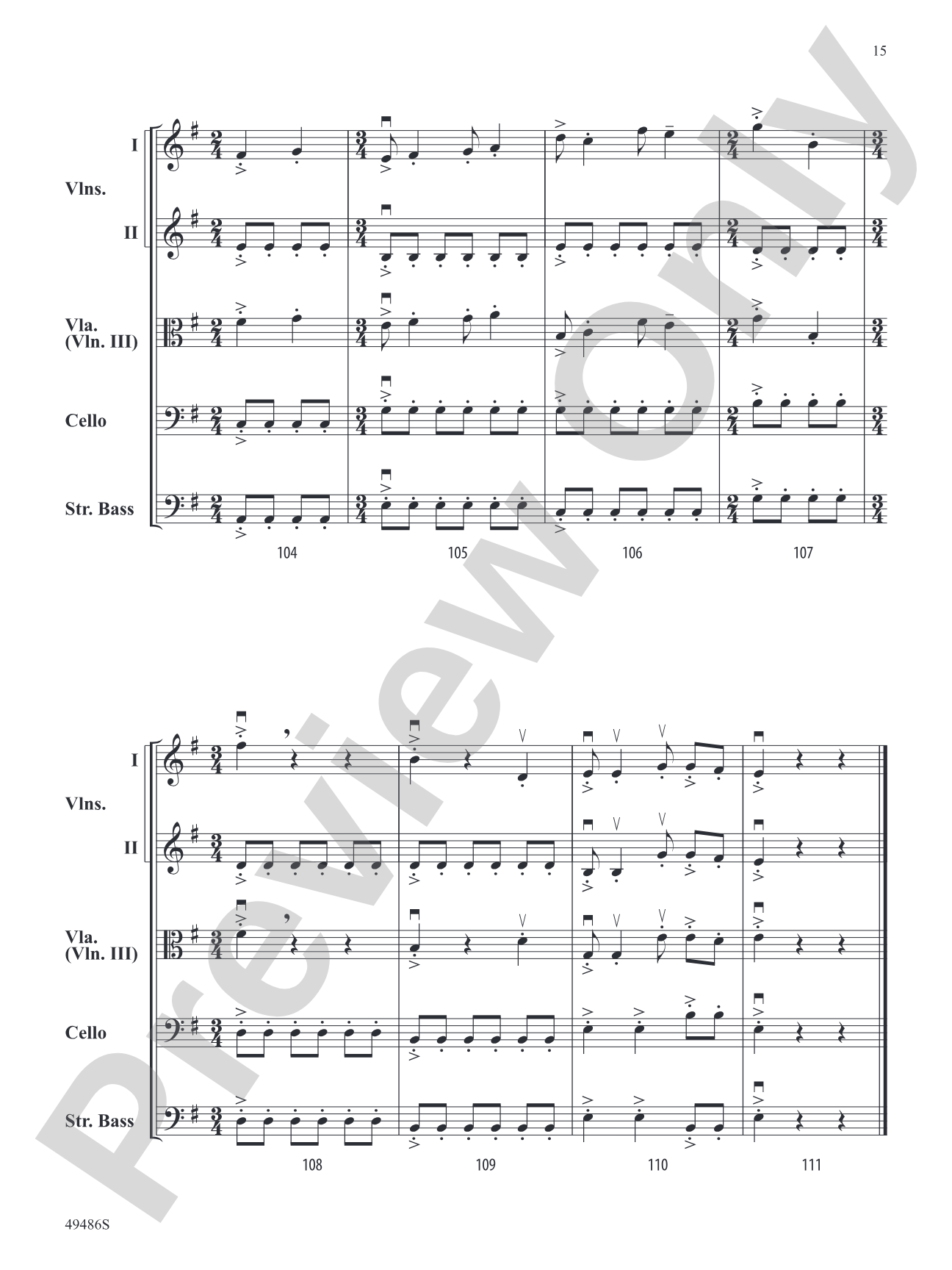 A Matter of Time: String Orchestra Conductor Score & Parts