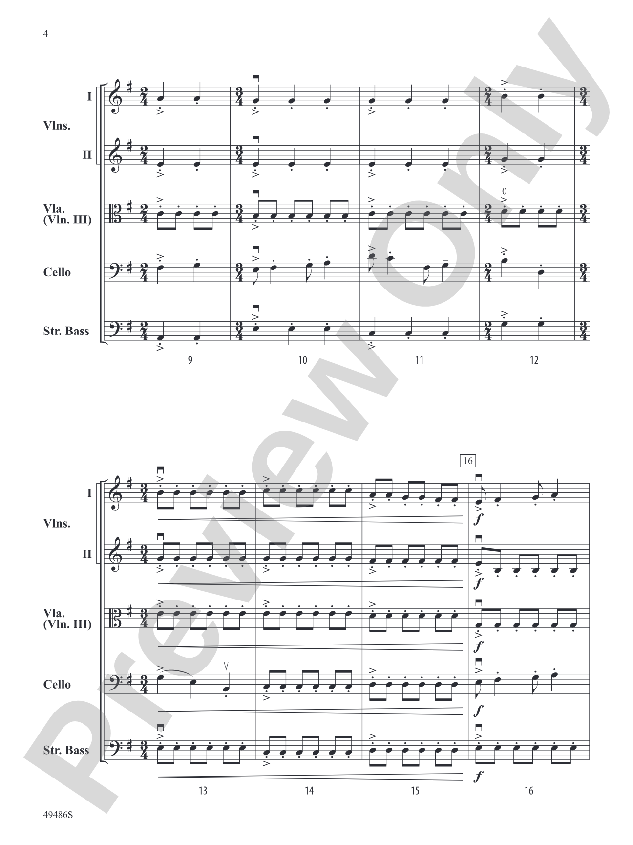 A Matter of Time: String Orchestra Conductor Score & Parts