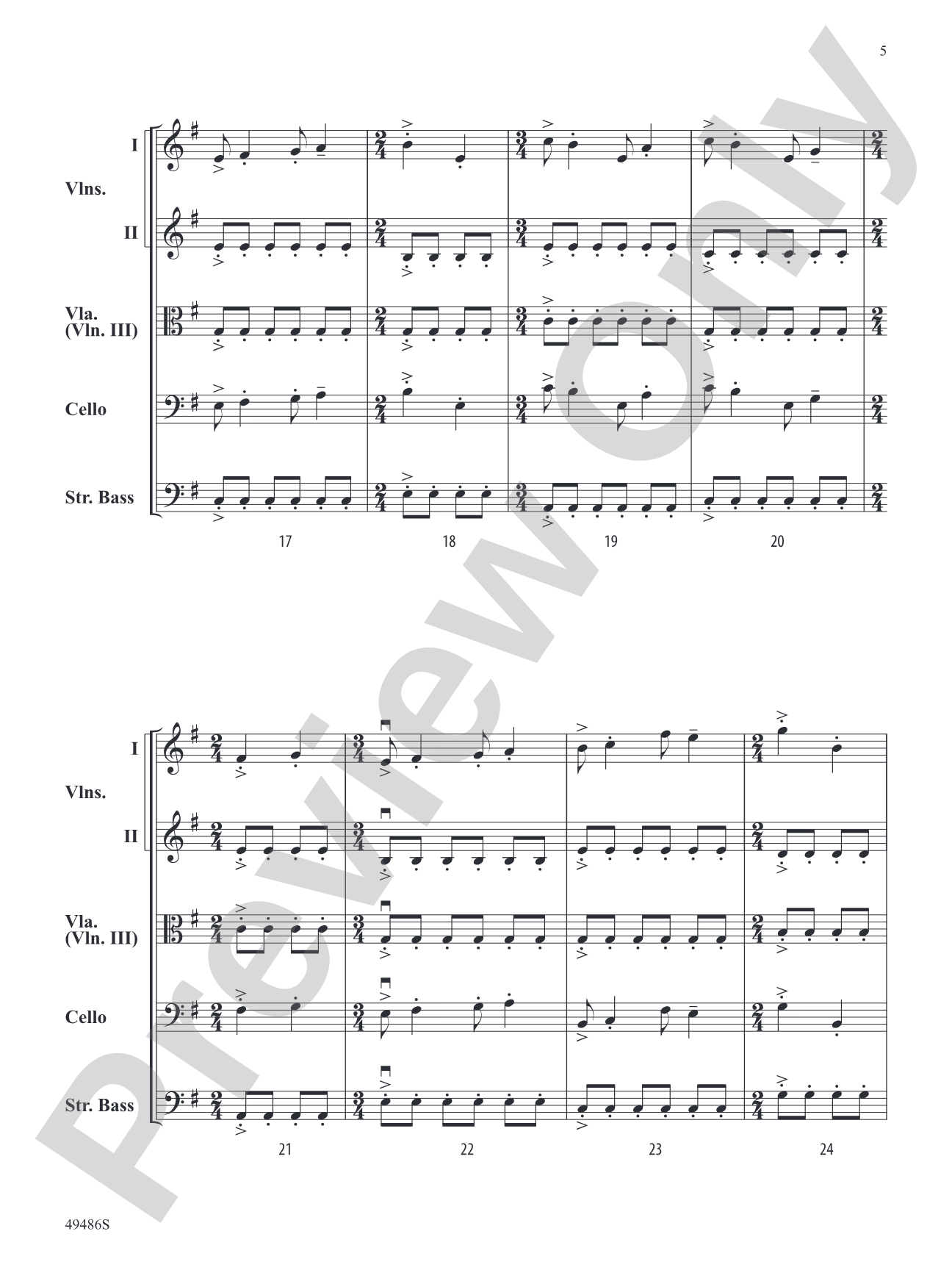 A Matter of Time: String Orchestra Conductor Score & Parts