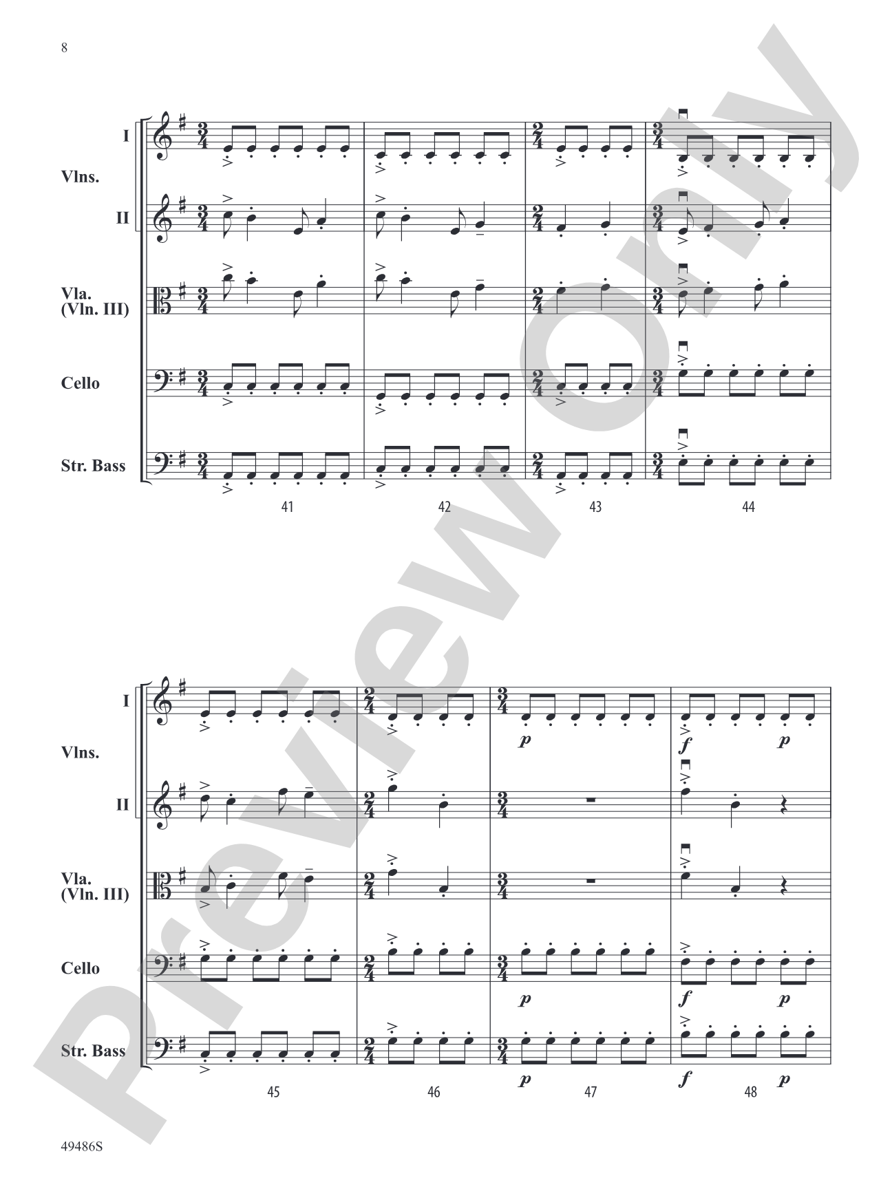 A Matter of Time: String Orchestra Conductor Score & Parts