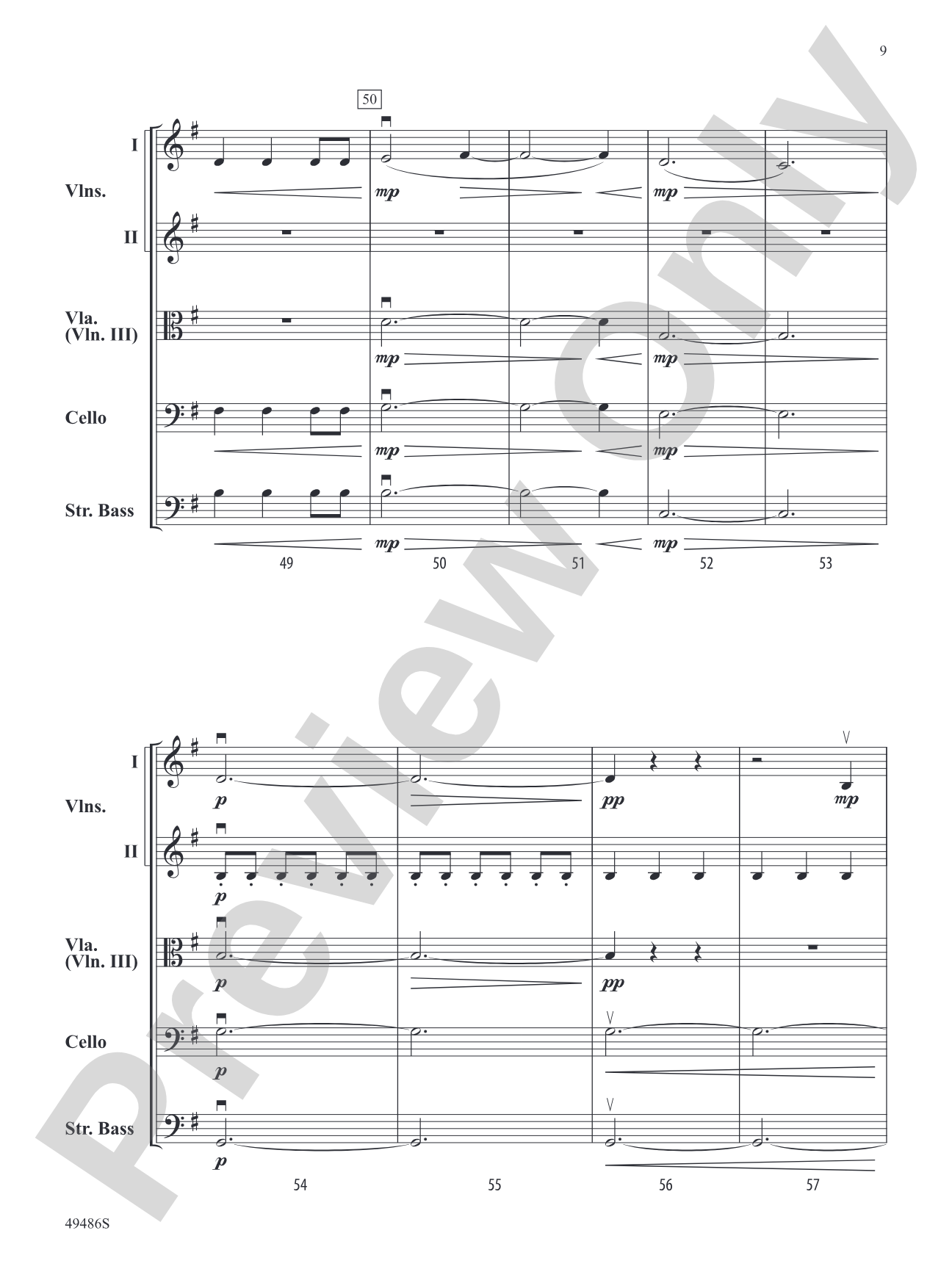 A Matter of Time: String Orchestra Conductor Score & Parts