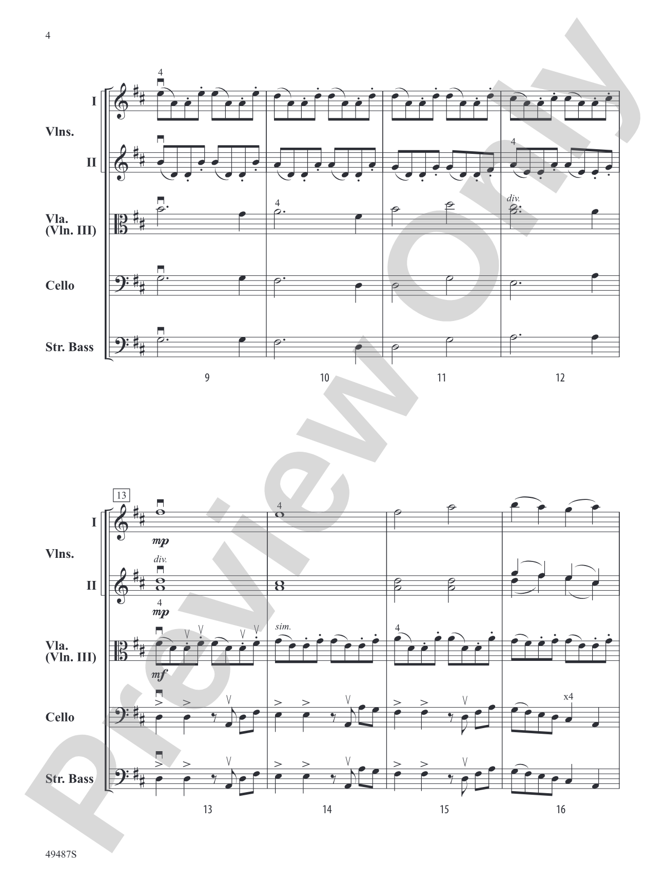 Bow Olympics: String Orchestra Conductor Score & Parts