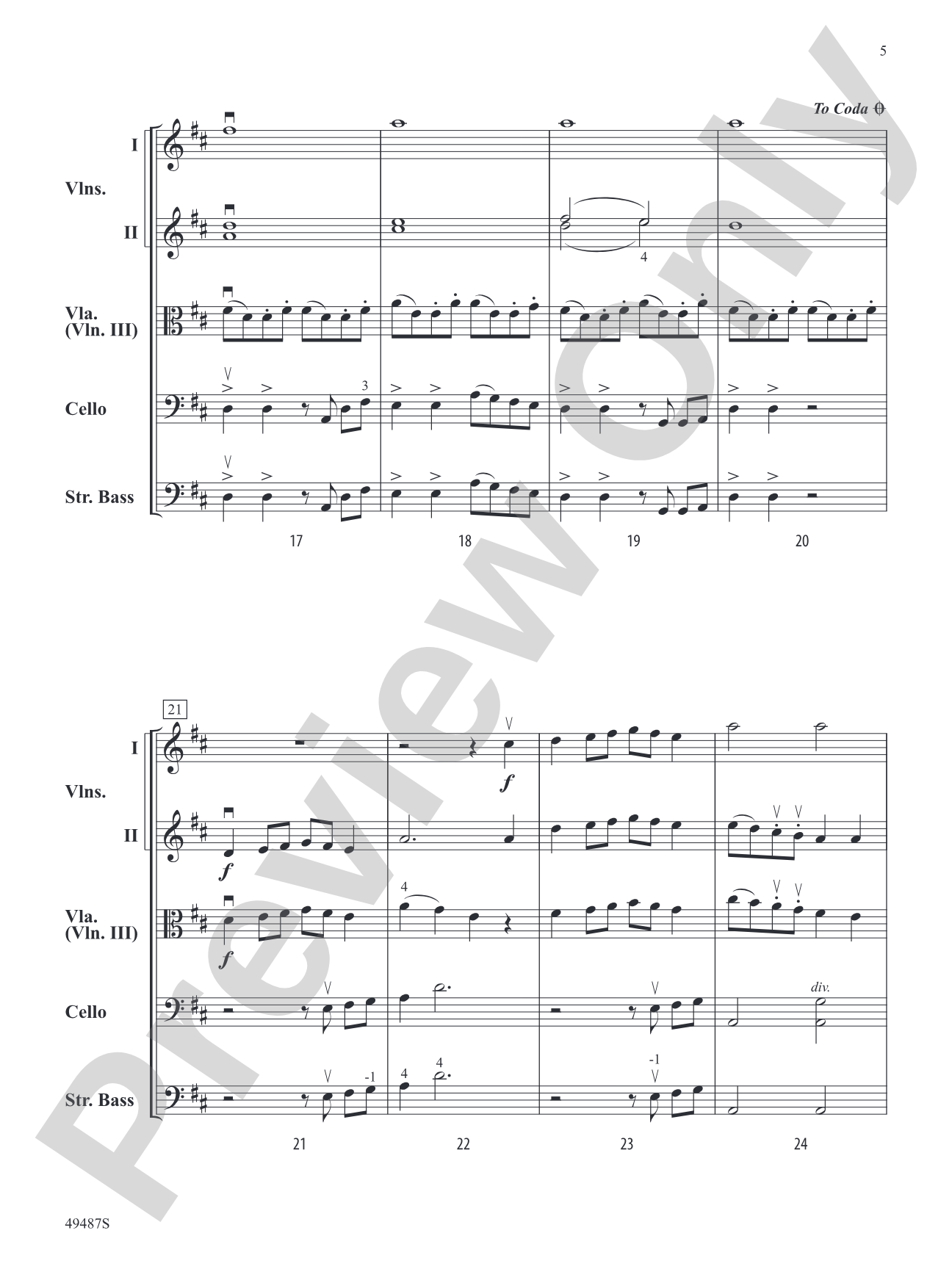 Bow Olympics: String Orchestra Conductor Score & Parts