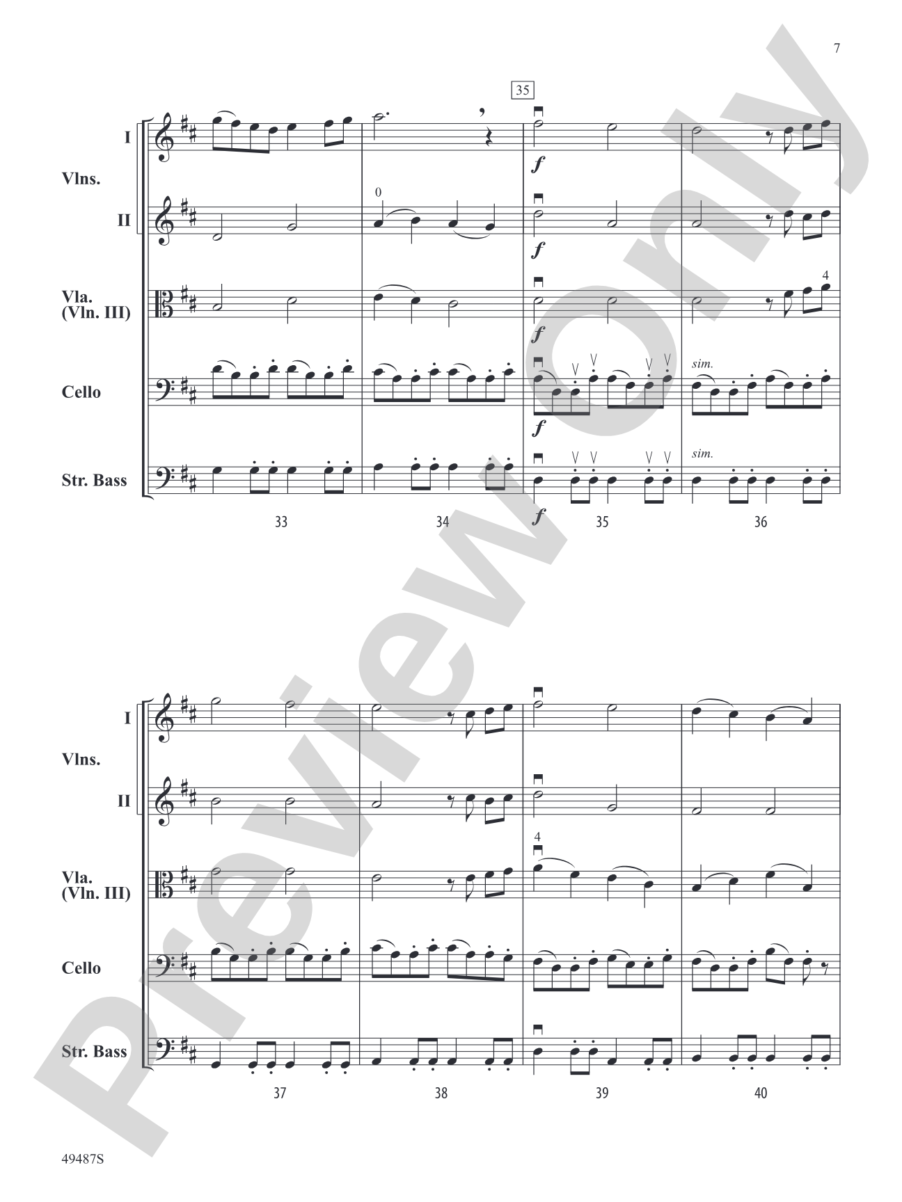 Bow Olympics: String Orchestra Conductor Score & Parts
