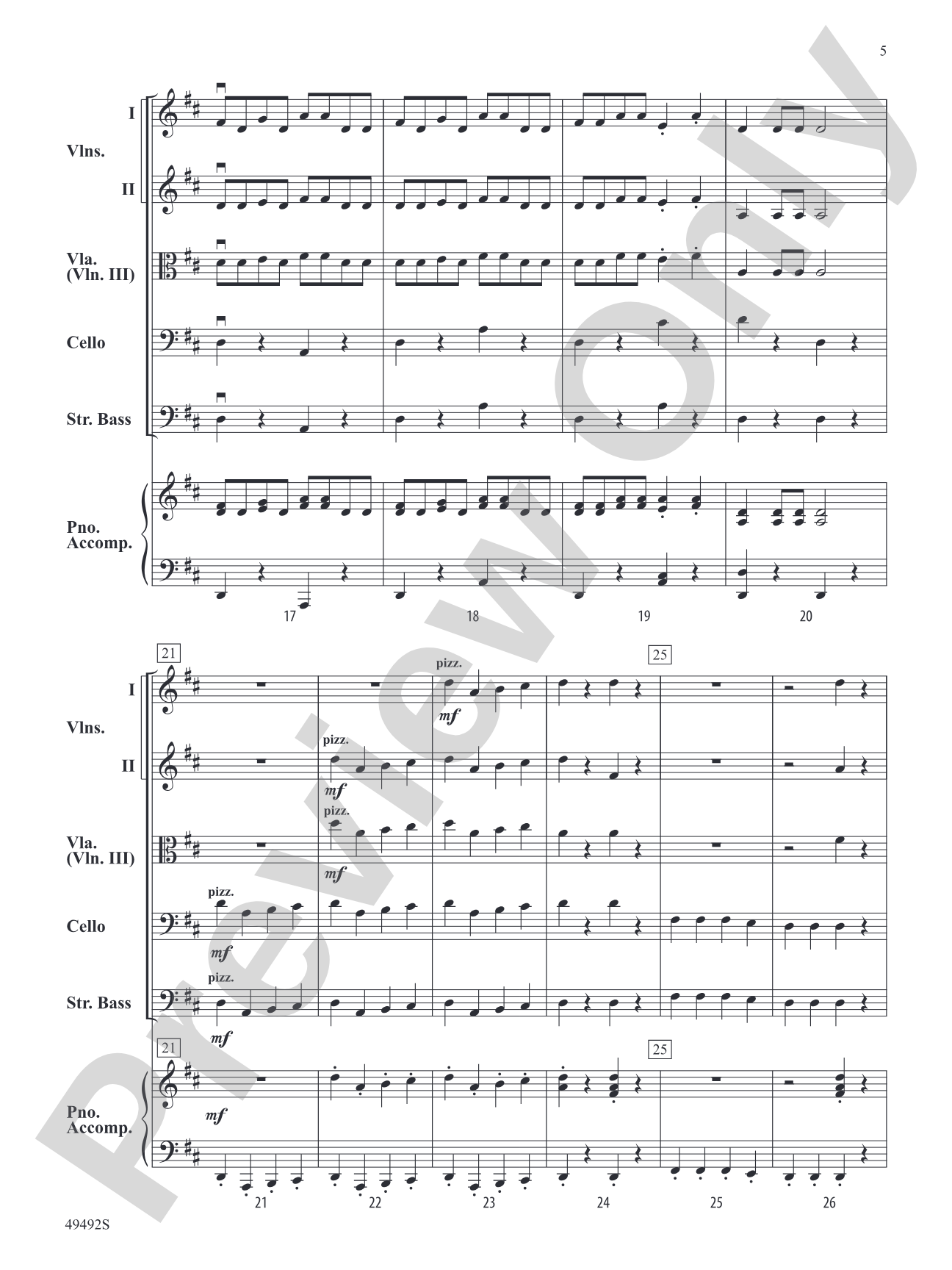 Fiddling for the First Time: String Orchestra Conductor Score & Parts