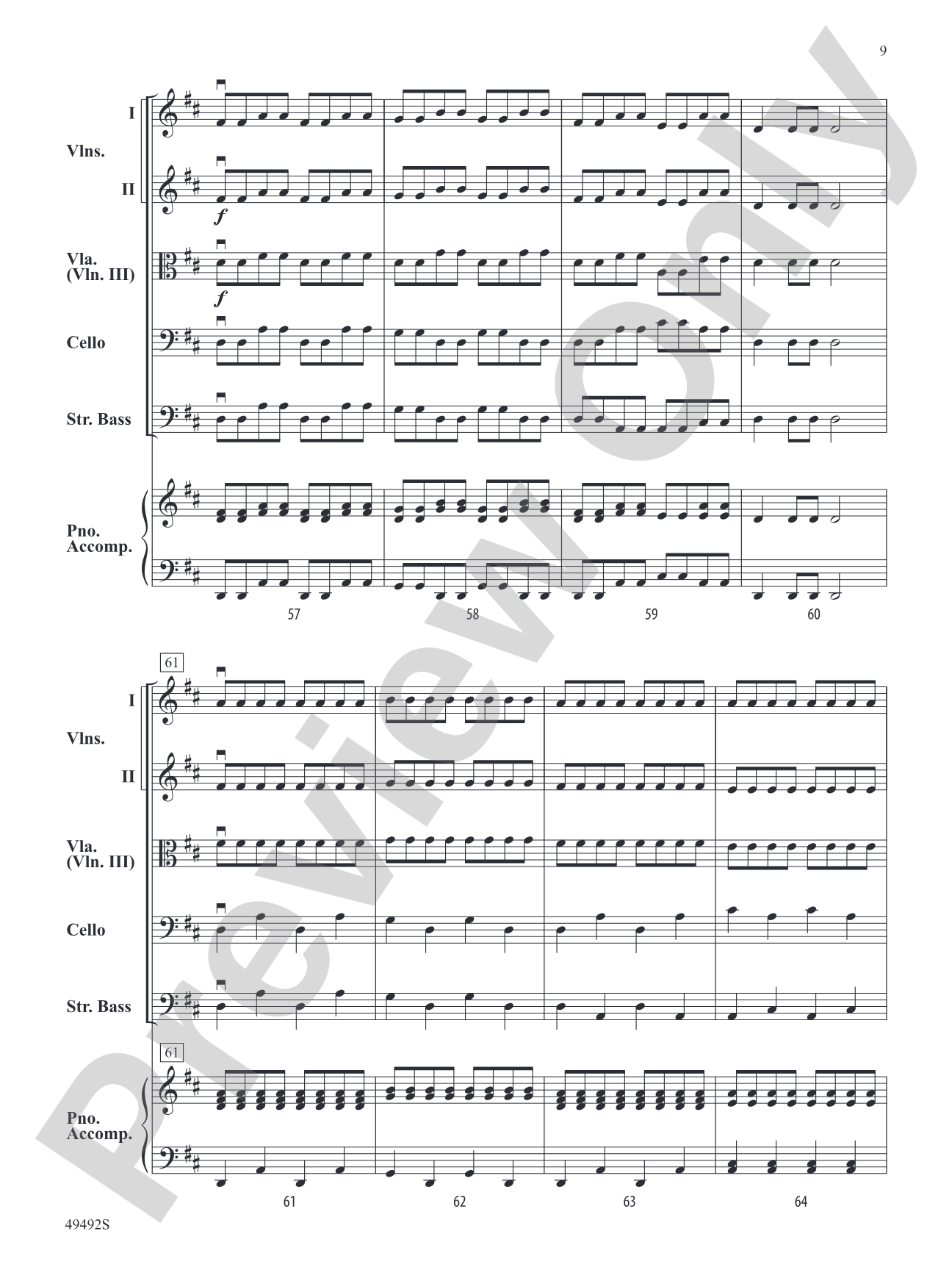 Fiddling for the First Time: String Orchestra Conductor Score & Parts