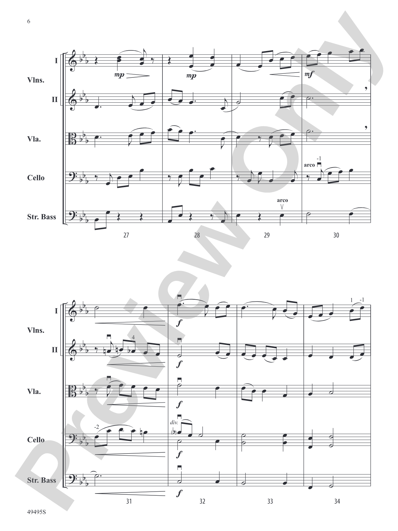 Mare Orientale: String Orchestra Conductor Score & Parts