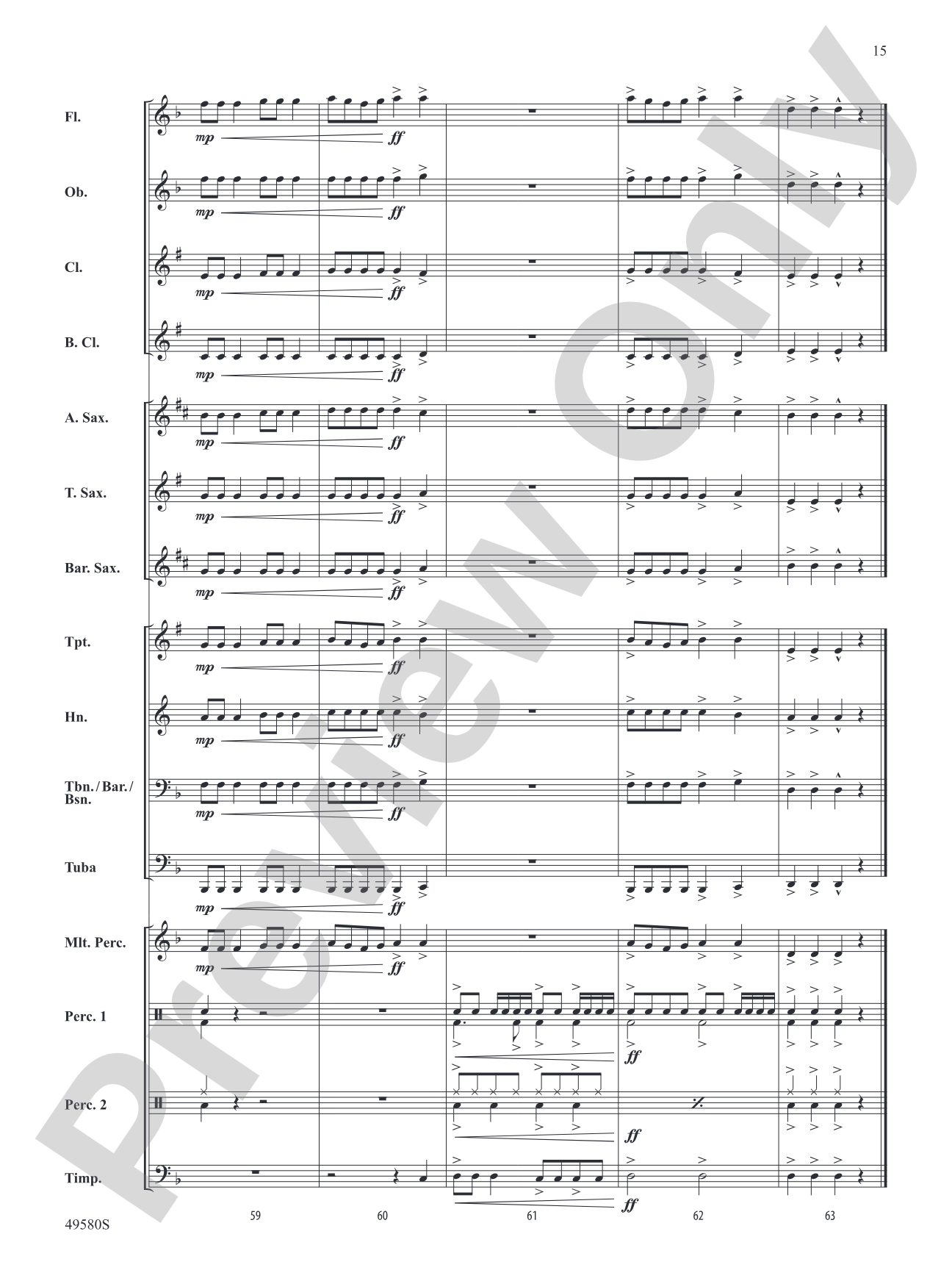 Ironworks: Concert Band Conductor Score & Parts