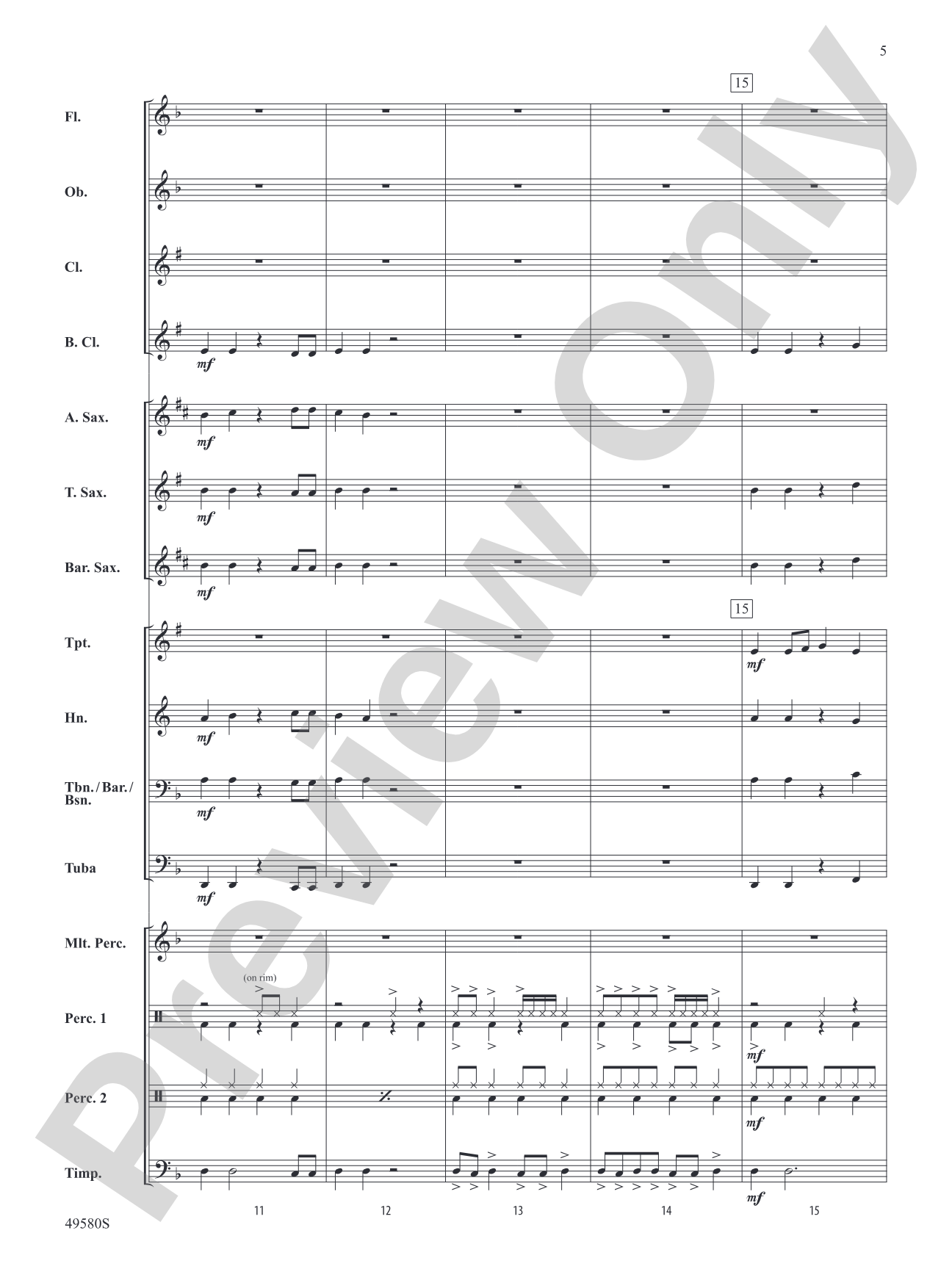 Ironworks: Concert Band Conductor Score & Parts