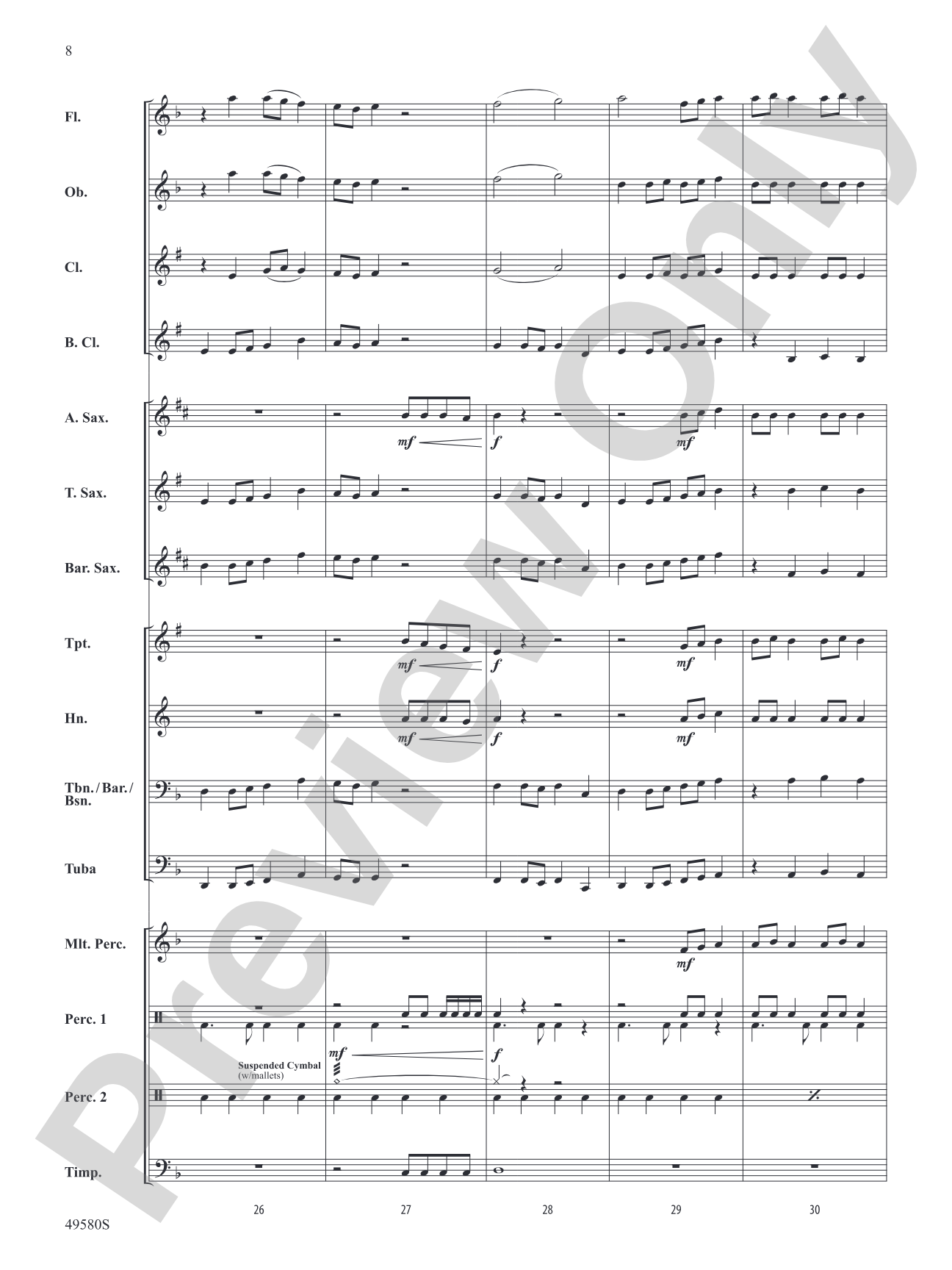 Ironworks: Concert Band Conductor Score & Parts