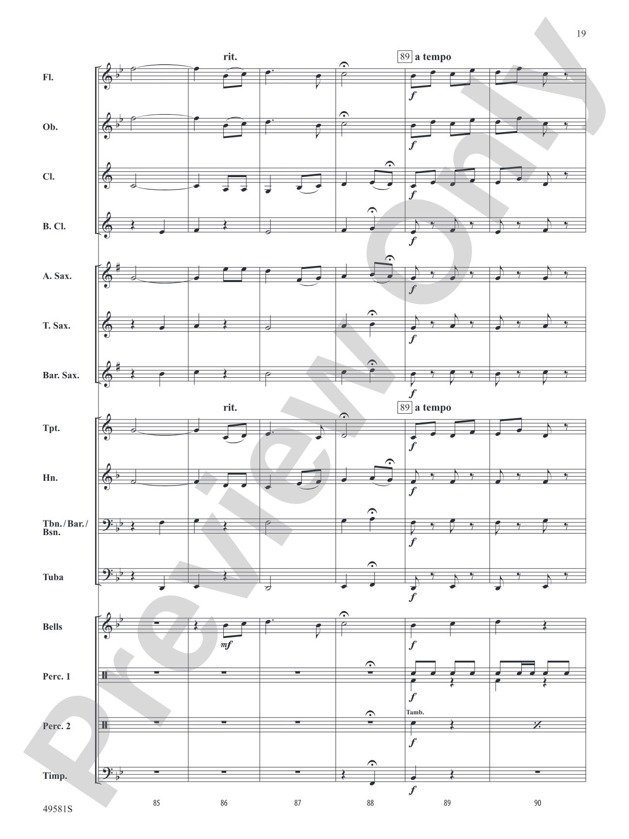 American River Medley: Concert Band Conductor Score & Parts